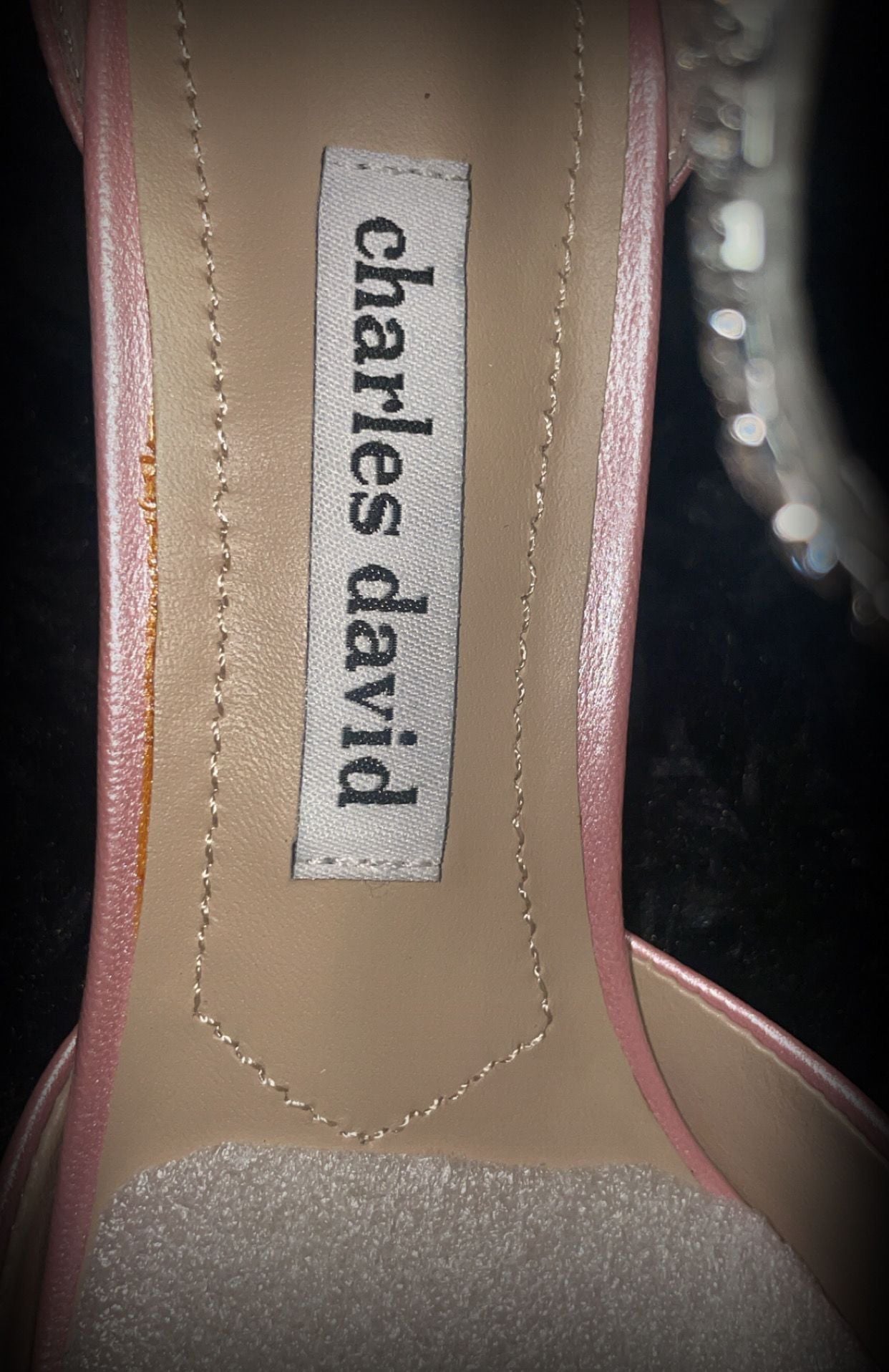 Charles David Women's Acker Embellished Pumps, Pink Satin 6