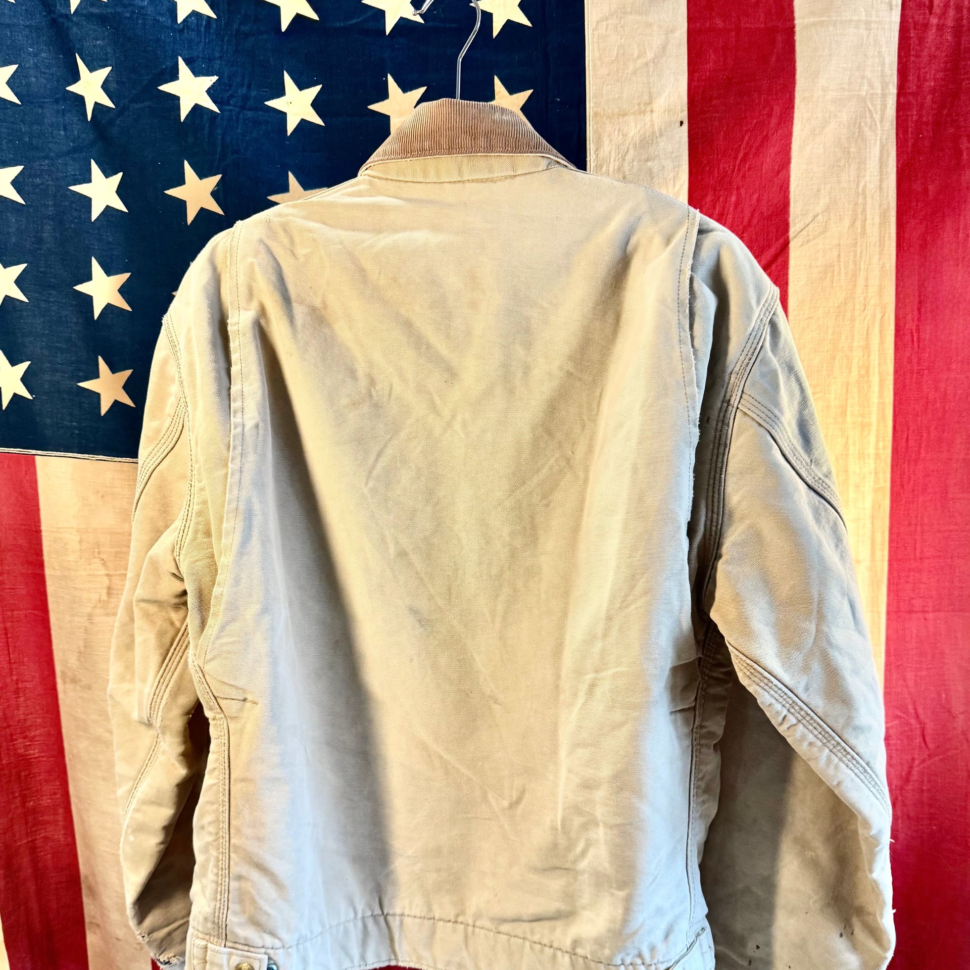 Vintage Carhartt Detroit J01 Brown Blanket Lined Jacket MEDIUM 6