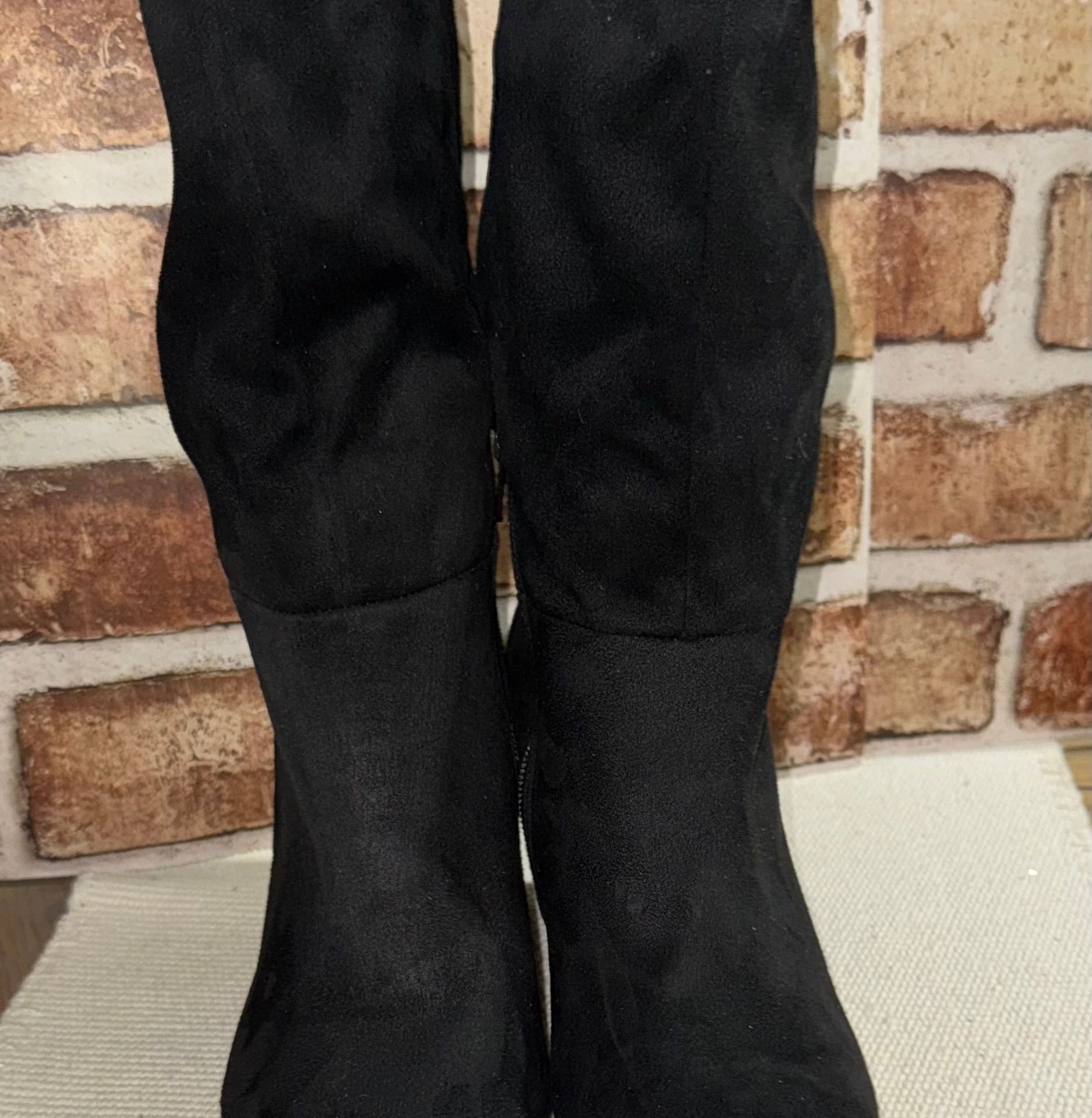 Universal Thread Ada Black Dress Boots Mid-Calf Pointed Toe 3