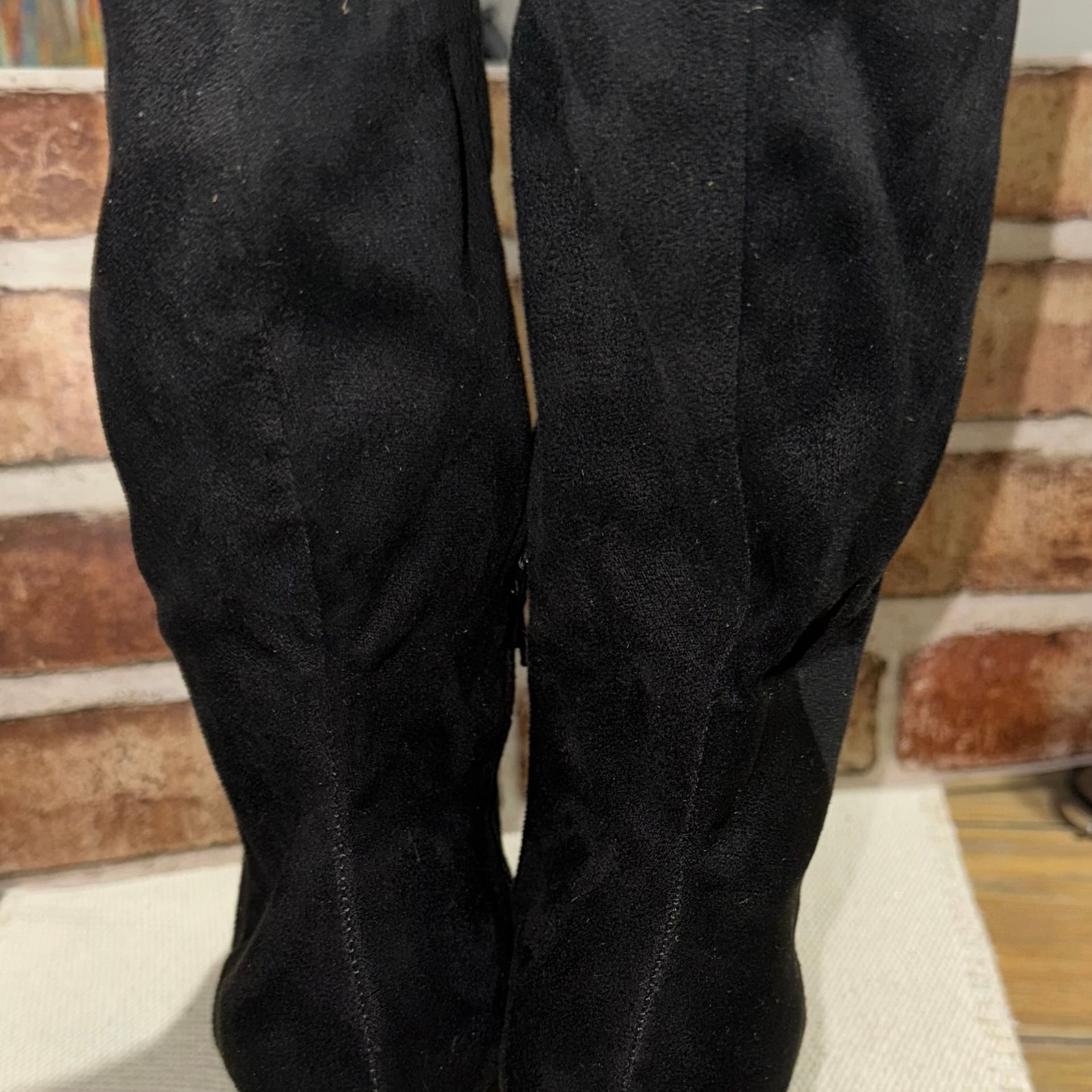Universal Thread Ada Black Dress Boots Mid-Calf Pointed Toe 5