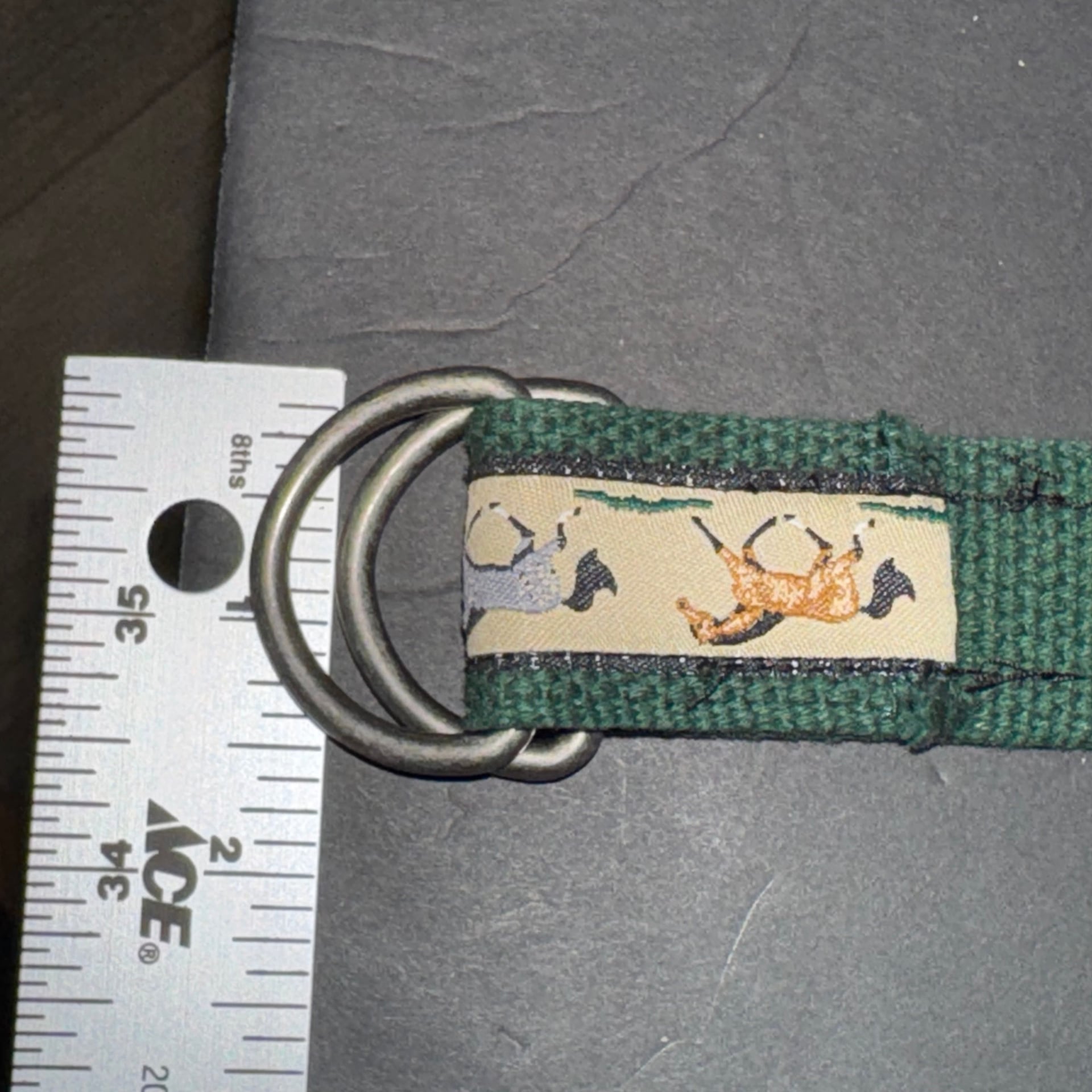 EQ Equestrian Horse Belt Fabric adjustable Green Belt Horses Women's SZ Small 7