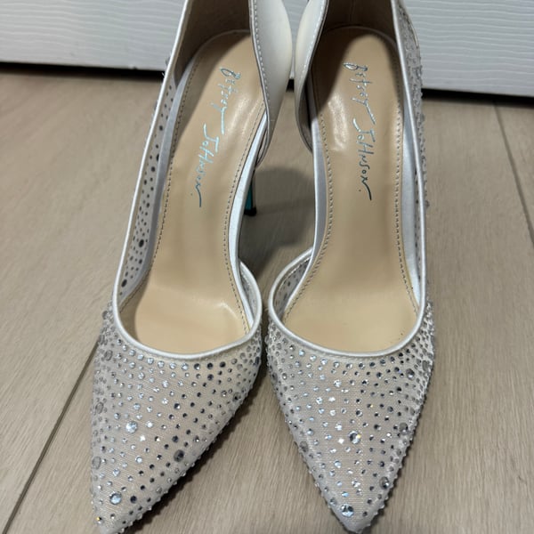 Betsey Johnson SB-HAZIL Pearl Crystal Pumps