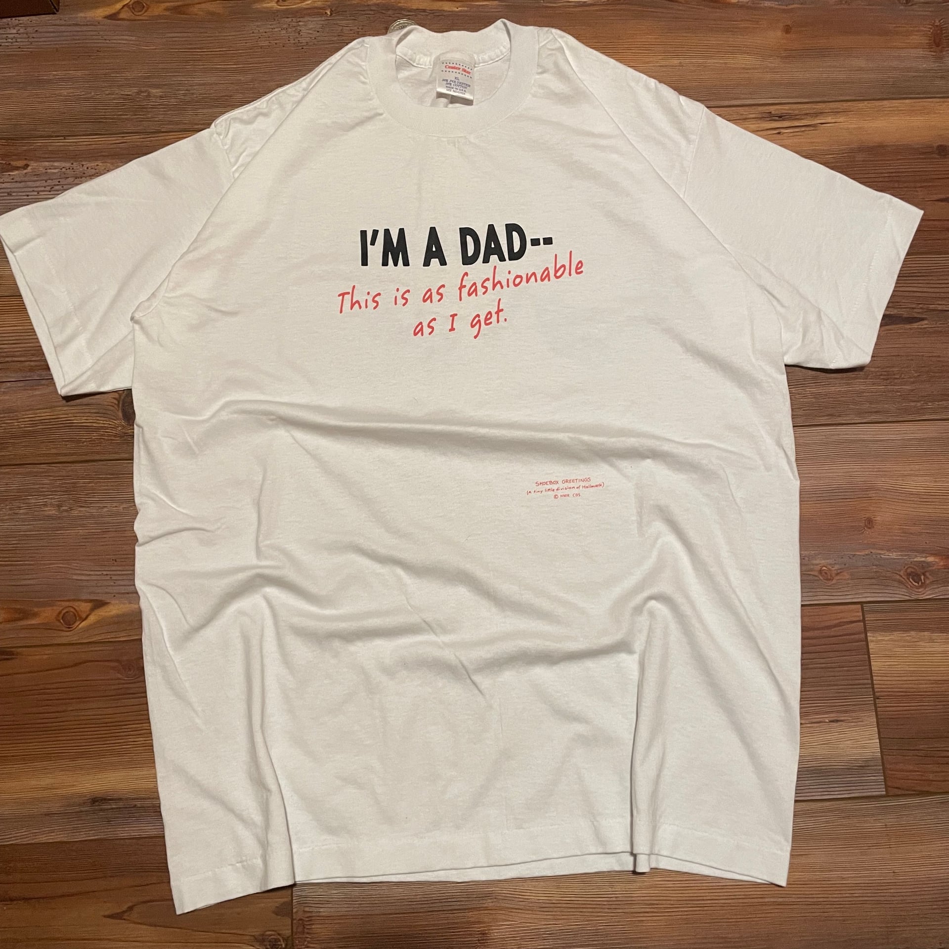 I'm A Dad Hallmark Shoebox Greetings Vintage 90s Single Stitch T-shirt 2