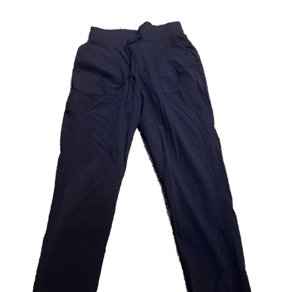 Nike Unisex Navy Blue Athleisure Lightweight Windbreaker Track Pants-M 3