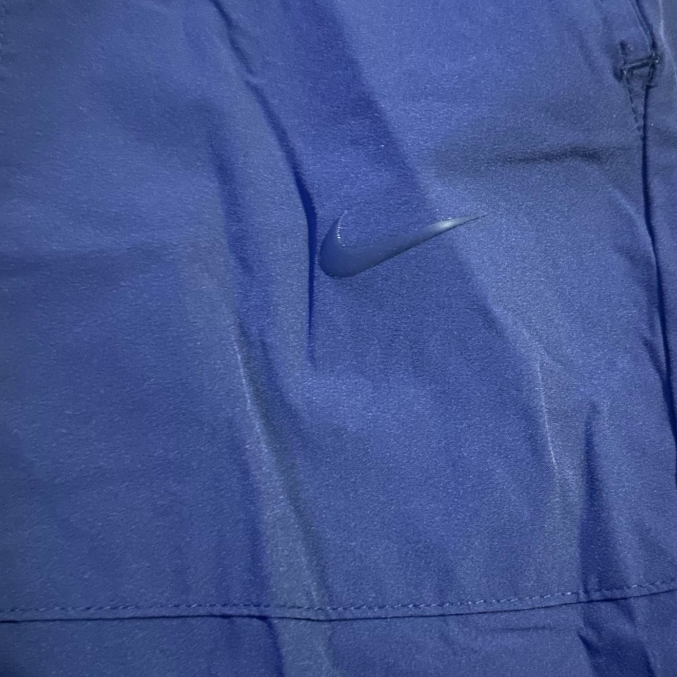 Nike Unisex Navy Blue Athleisure Lightweight Windbreaker Track Pants-M 4