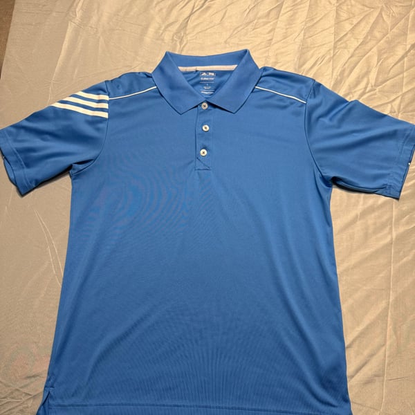 Adidas Climacool Blue Golf Polo Shirt