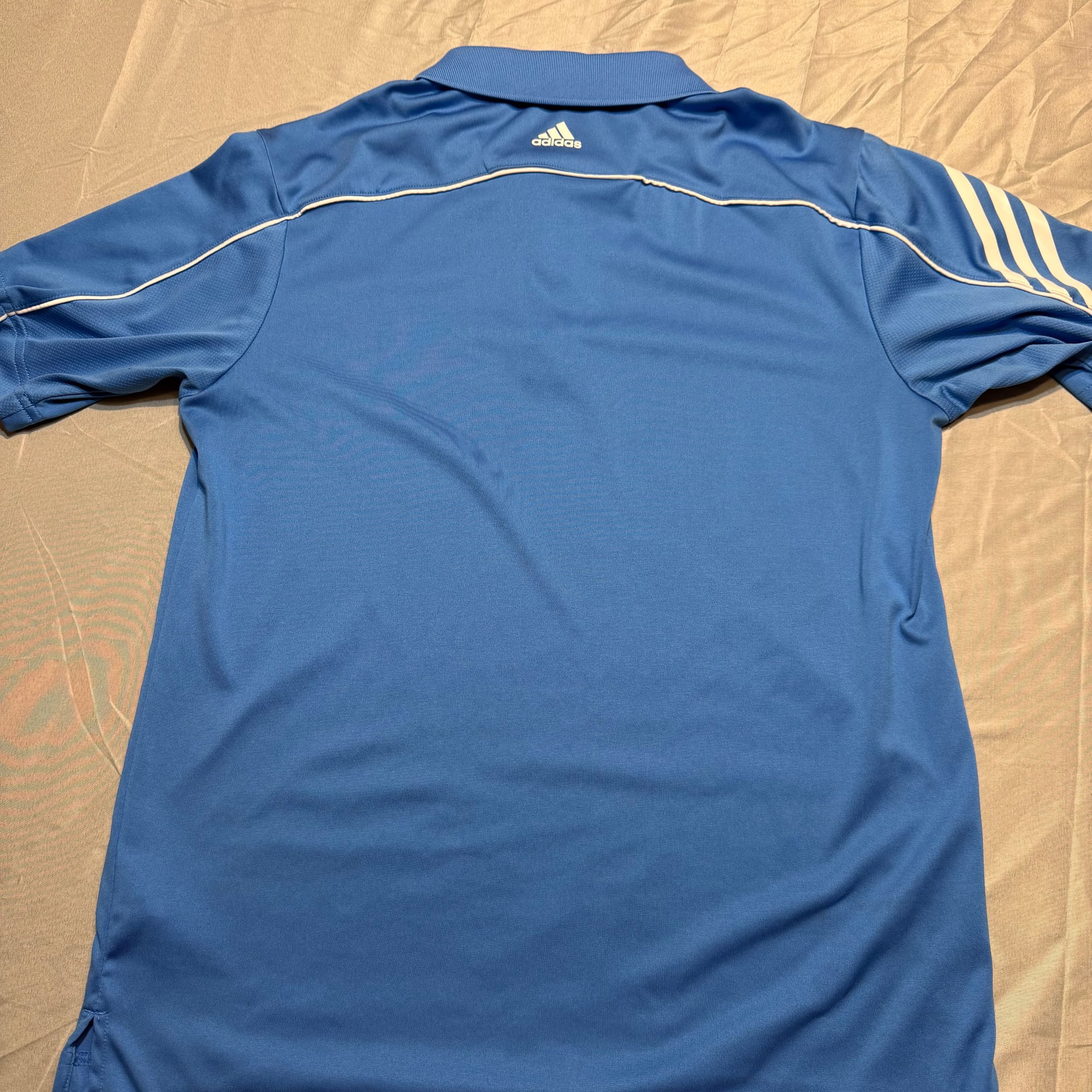 Adidas Climacool Blue Golf Polo Shirt 6