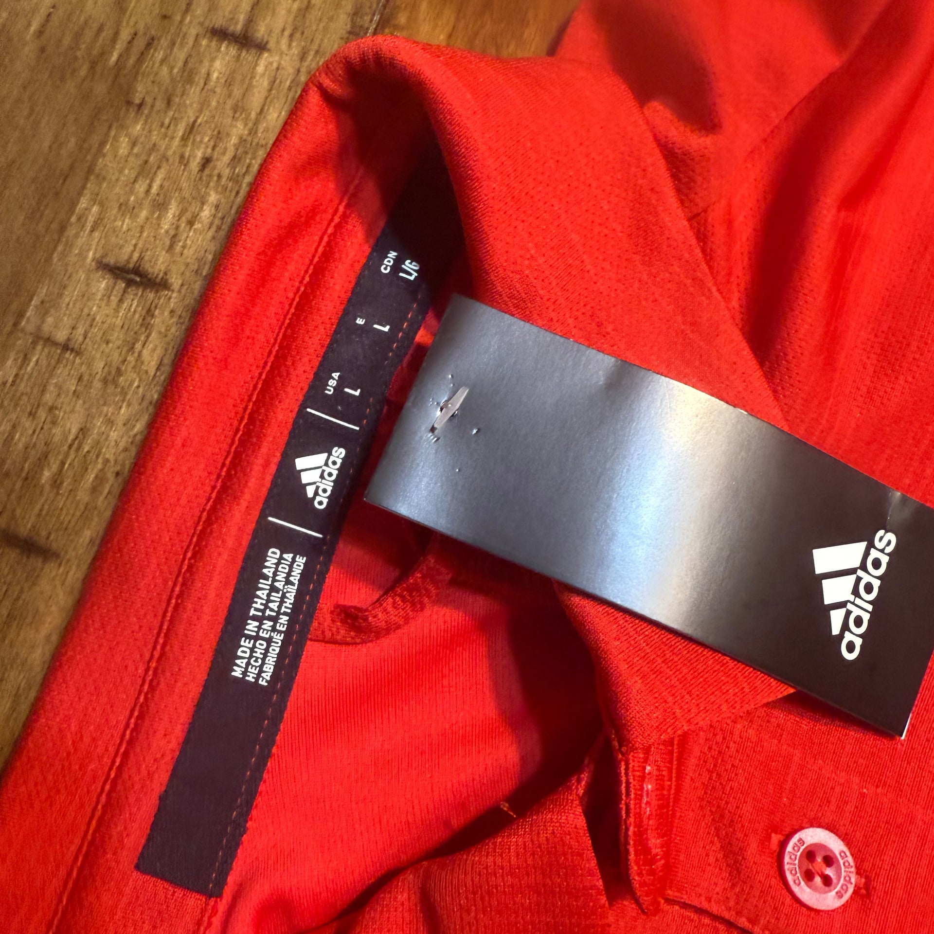 Adidas Men's Red Climalite Performance Golf Polo Shirt 4