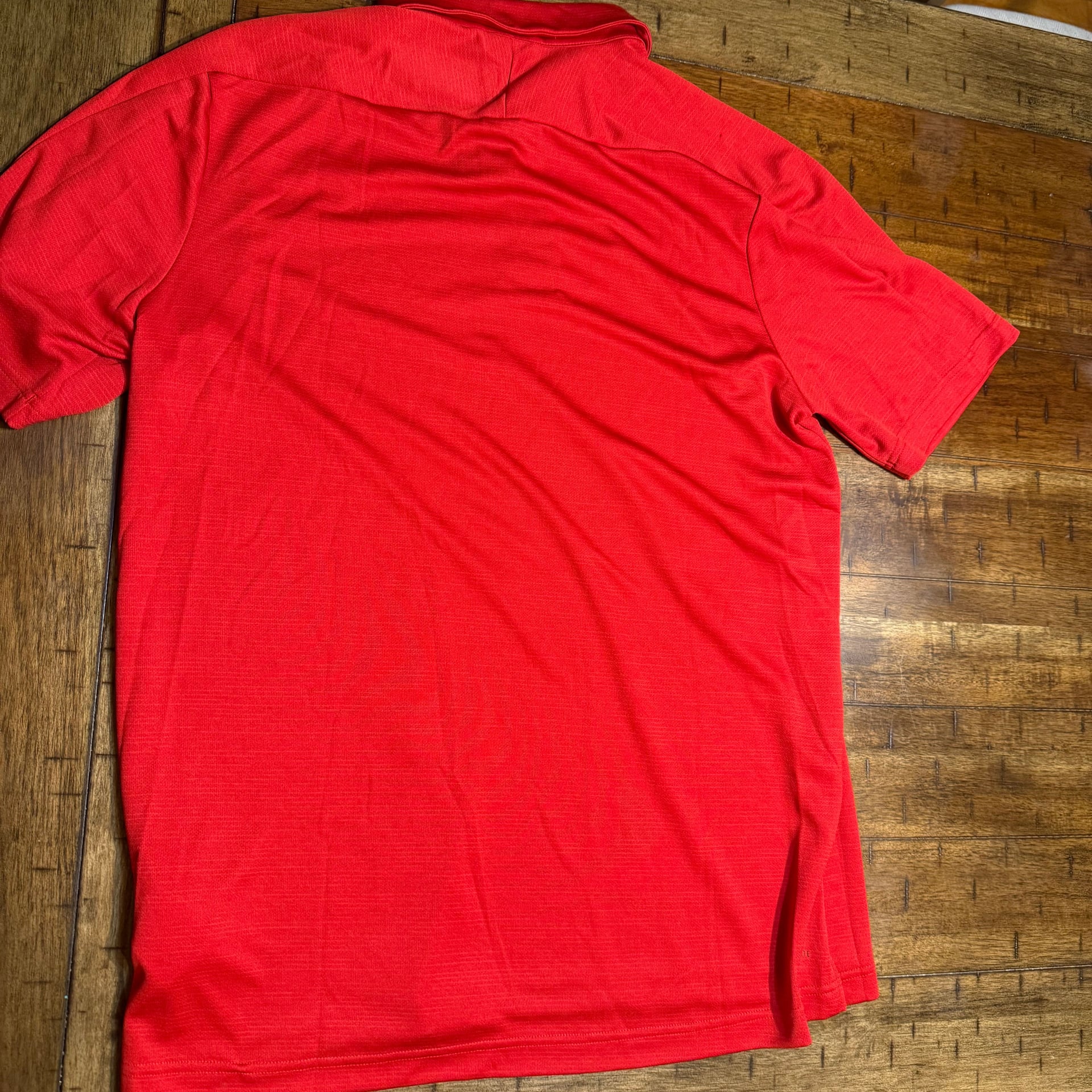 Adidas Men's Red Climalite Performance Golf Polo Shirt 5