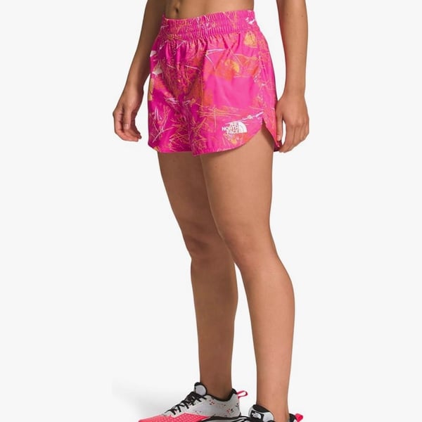 The North Face Swim Shorts Pink Collage Size 2XL Flash Dry women’s run