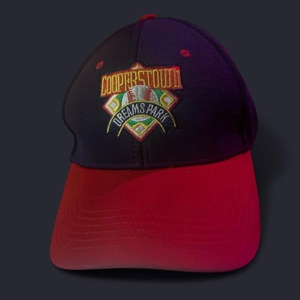 MLB Cooperstown Dreams Park Baseball Cap Hat Blue / Red Adjustable Authentic