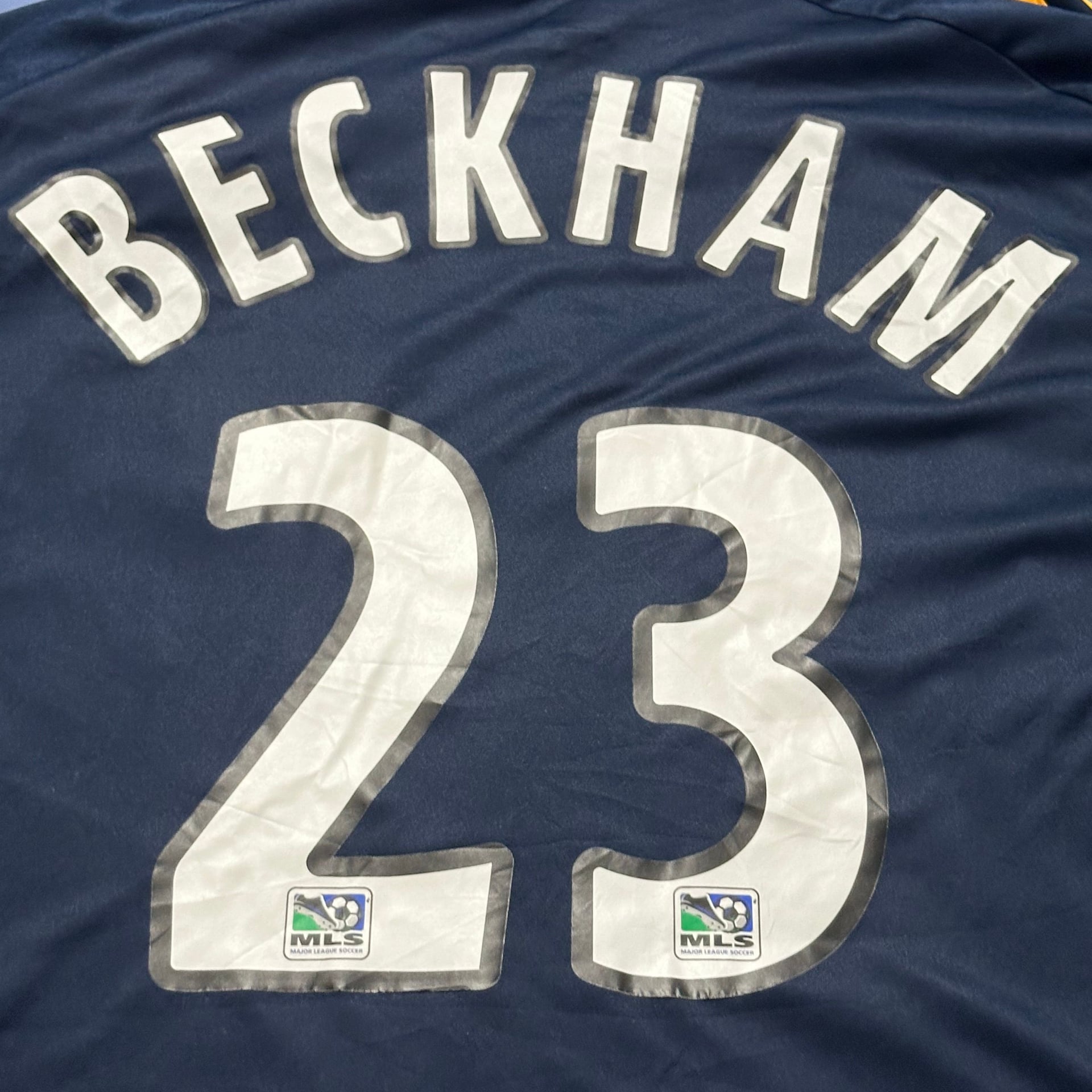 Adidas David Beckham LA Galaxy Away Soccer Jersey 2007-2008 7