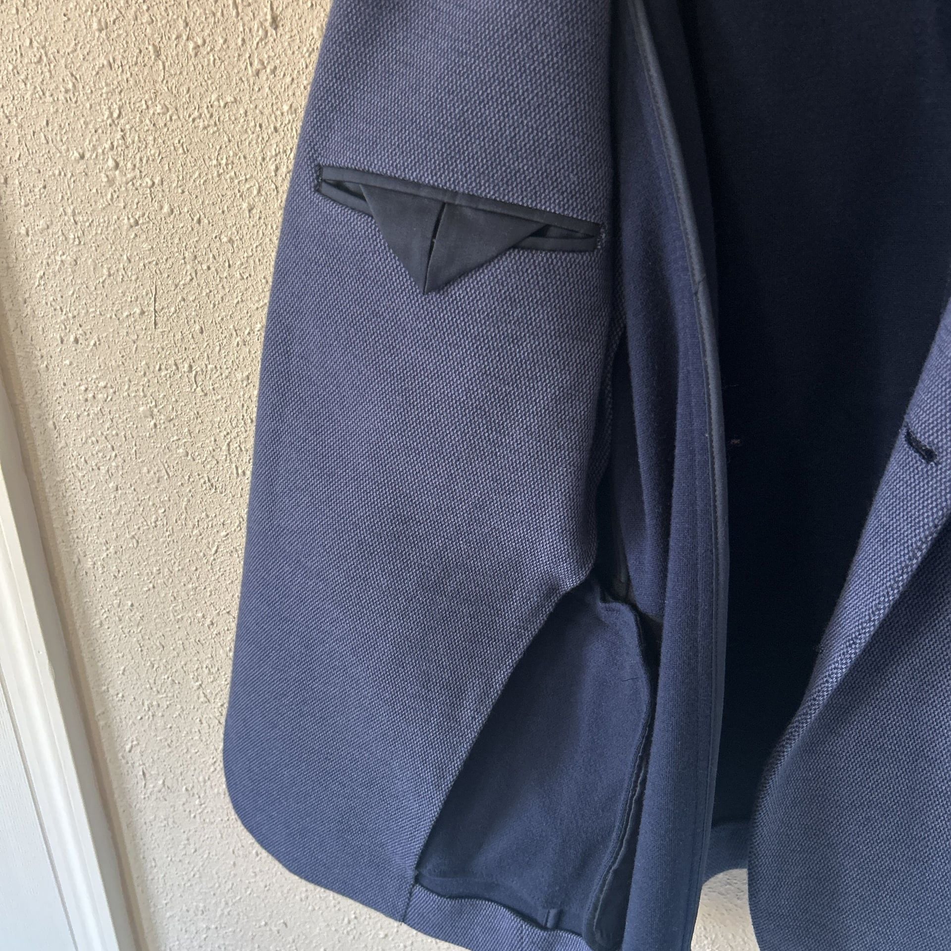 Brooks Brothers Regent Fit Two-Button Knit Sport Coat Navy Blue 7