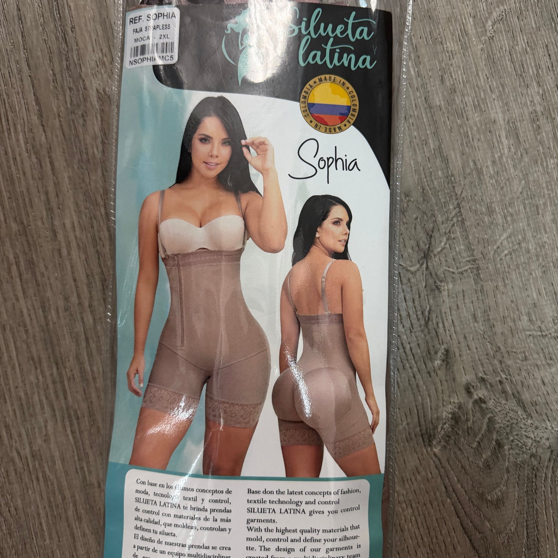 SexySkinz Slimming Strapless Butt Lifter Shaper Fajas Colombianas Reductoras Y Moldeadoras (Small, brown) at Amazon Women's Clothing store 1