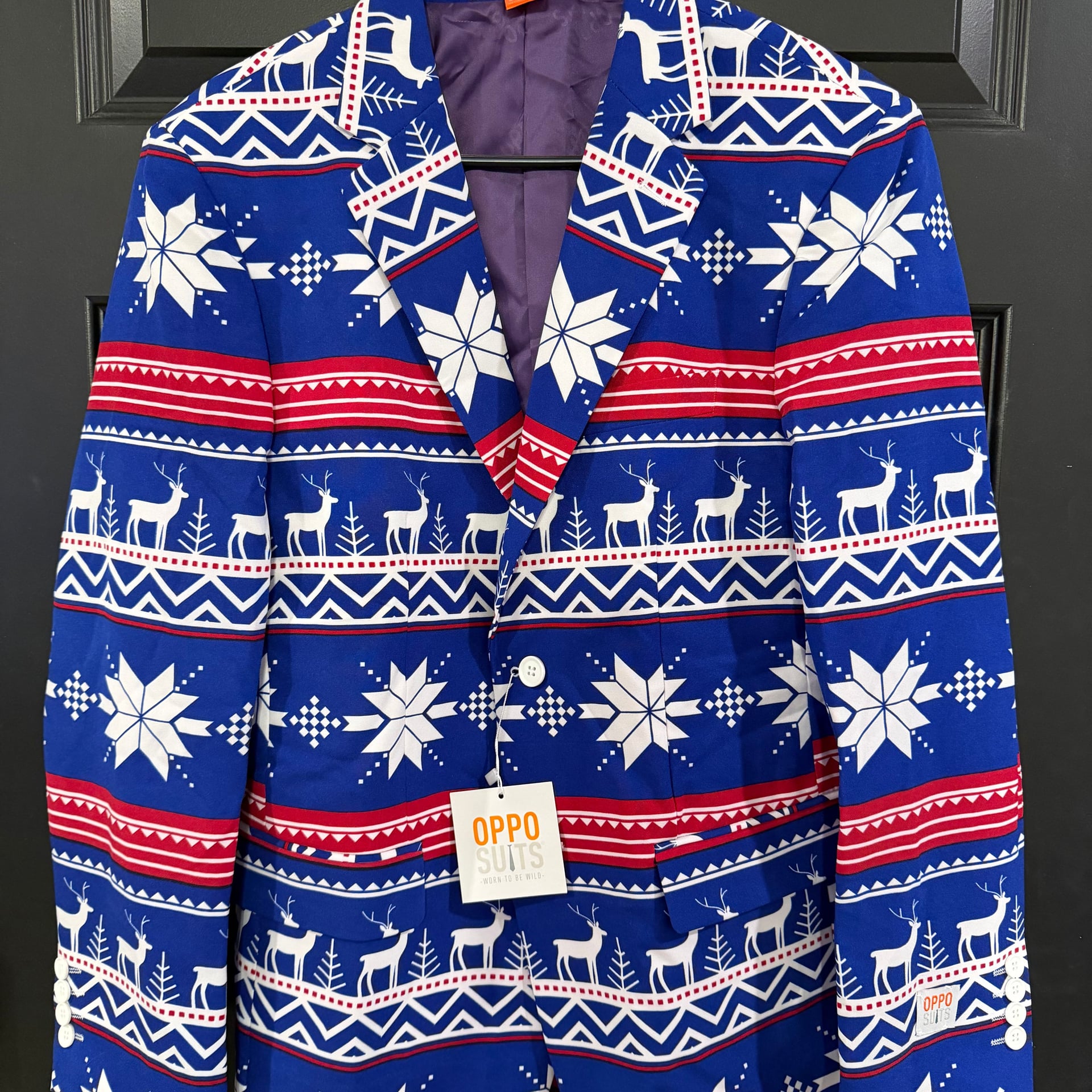 SIZE 38 OppoSuits The Rudolph Men's Christmas Suit Jacket 1