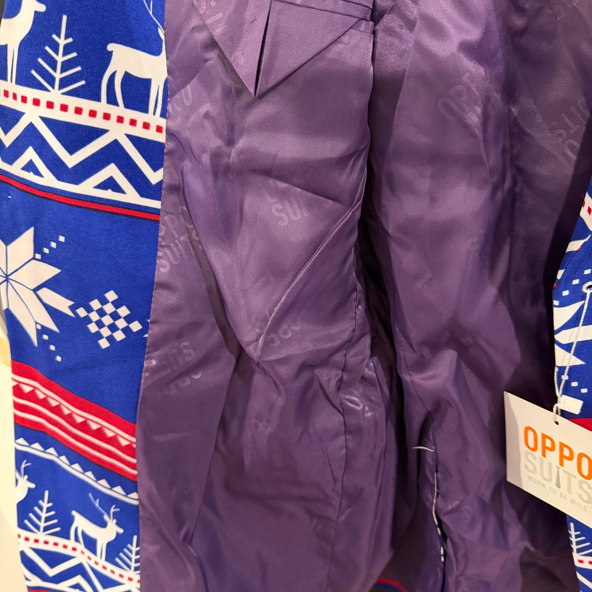 SIZE 38 OppoSuits The Rudolph Men's Christmas Suit Jacket 4
