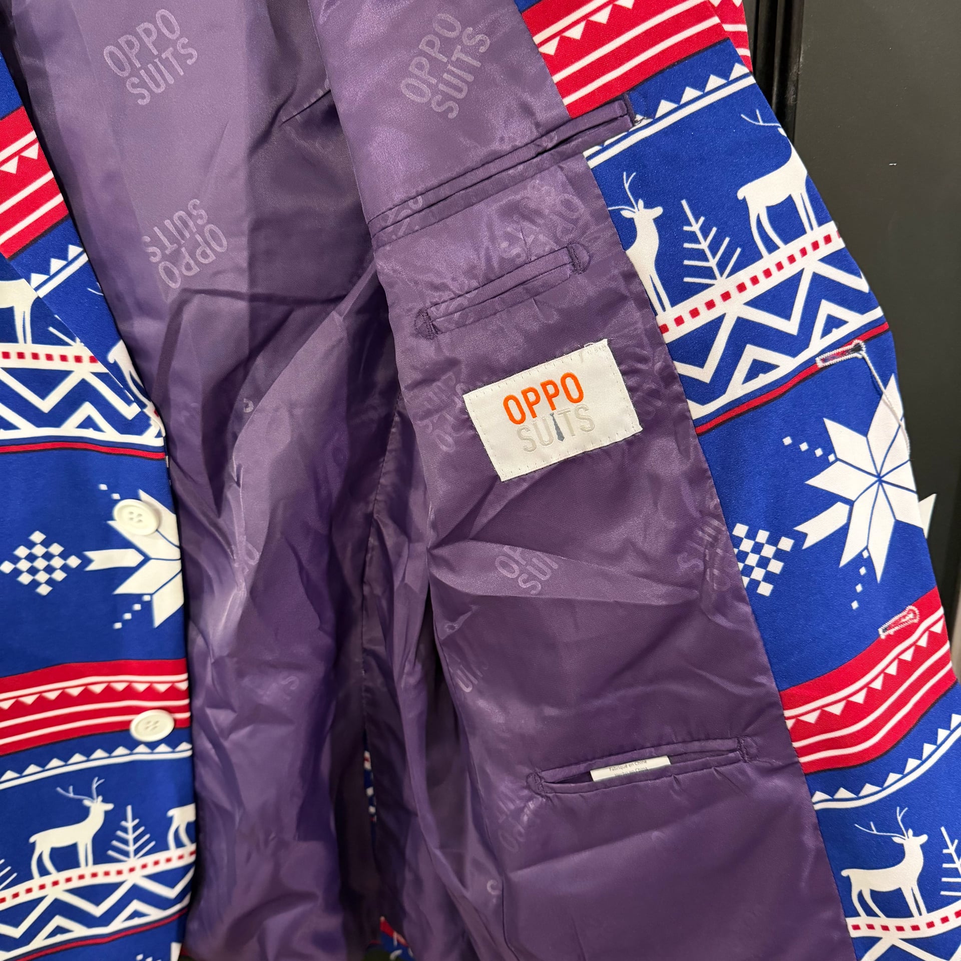 SIZE 38 OppoSuits The Rudolph Men's Christmas Suit Jacket 5