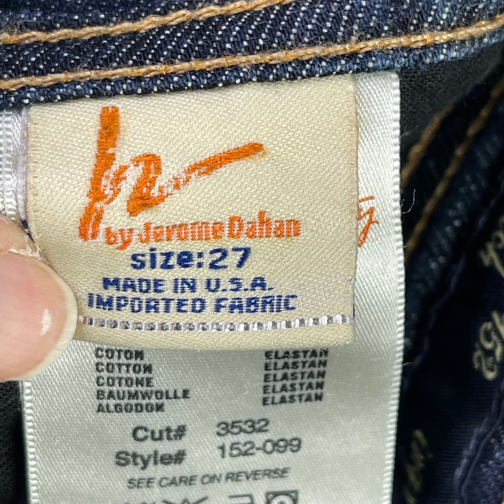 Citizens Of Humanity Ingrid Jeans Women’s 27X28 Blue Flare Low Rise Dark Wash 6