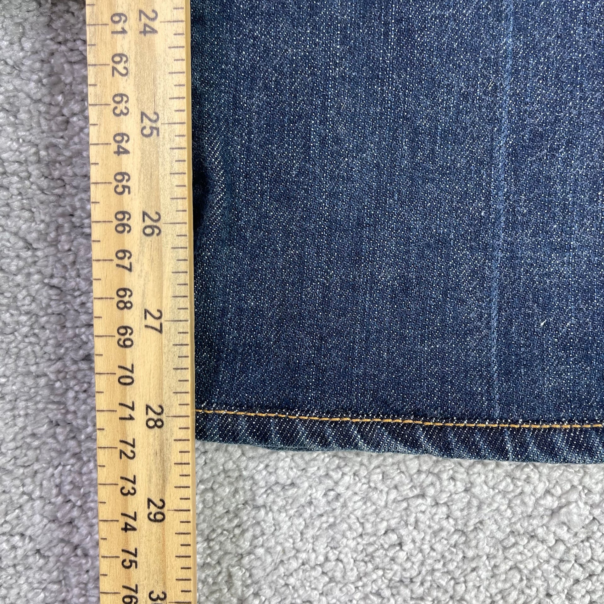 Citizens Of Humanity Ingrid Jeans Women’s 27X28 Blue Flare Low Rise Dark Wash 10