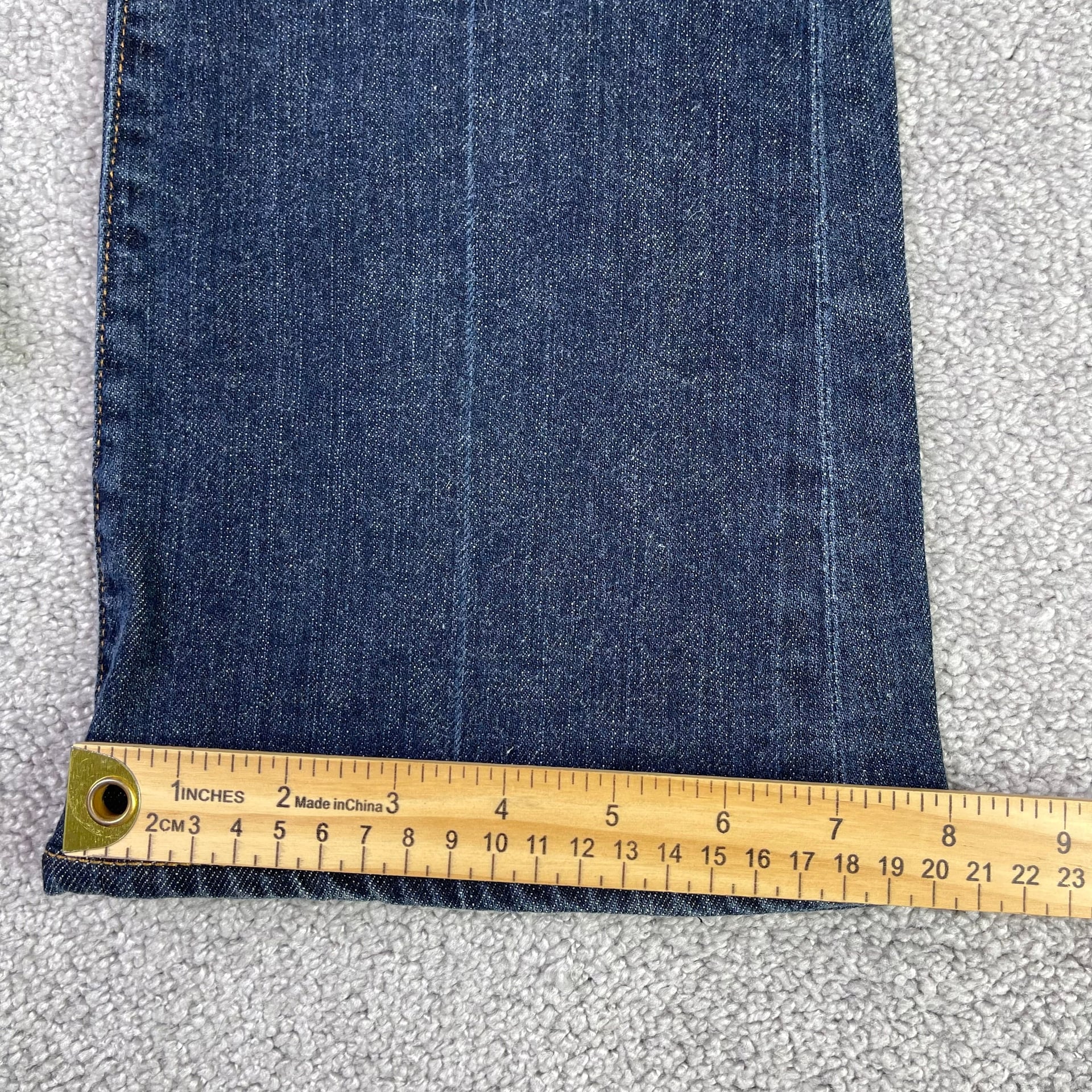 Citizens Of Humanity Ingrid Jeans Women’s 27X28 Blue Flare Low Rise Dark Wash 11