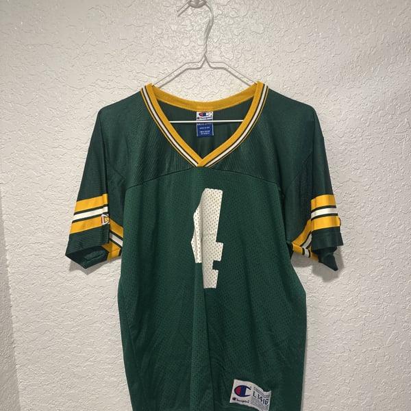 Vintage Champion Green Bay Packers Brett Favre #4 Jersey Youth L (14-16)