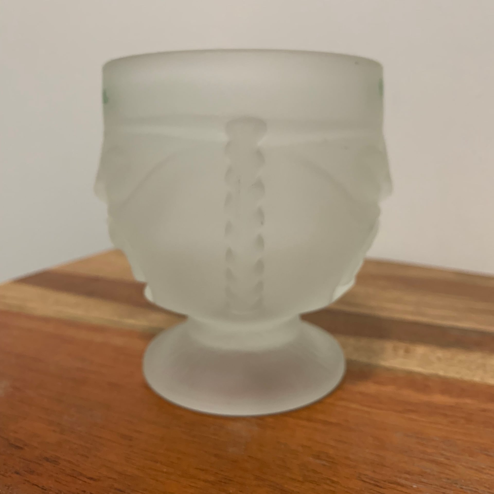Walt Disney World Polynesian Village Frosted Glass Tiki Mug 4