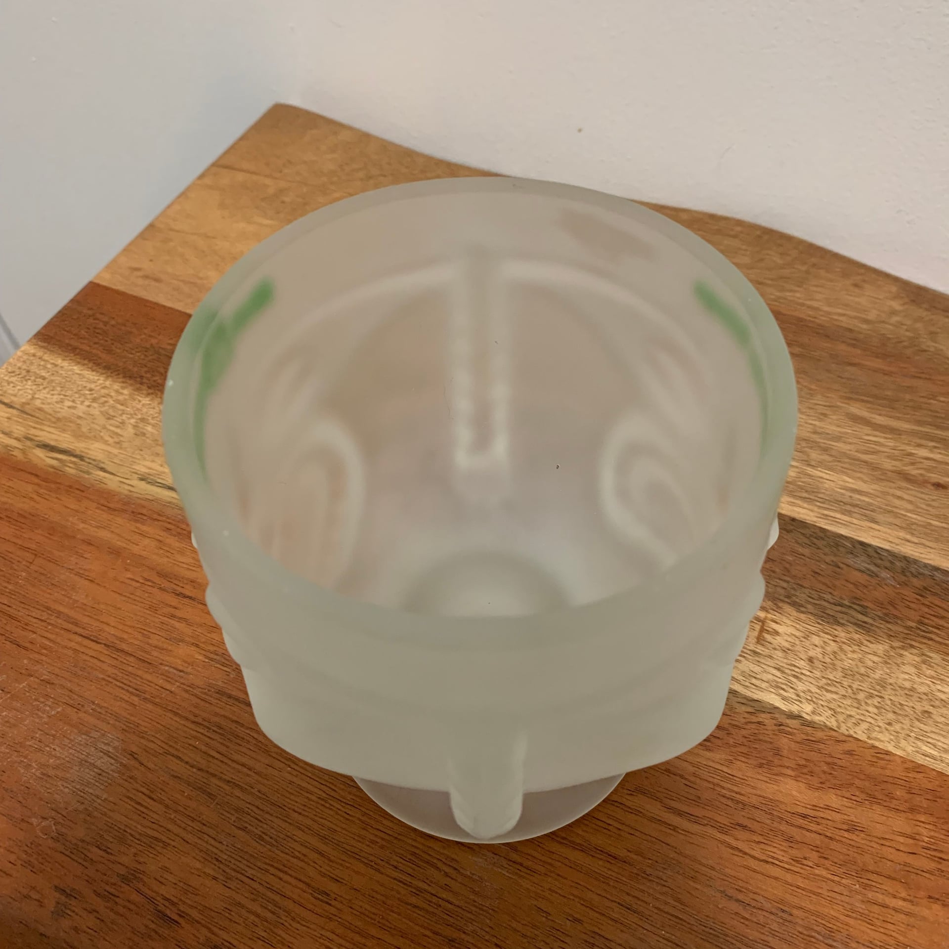 Walt Disney World Polynesian Village Frosted Glass Tiki Mug 5