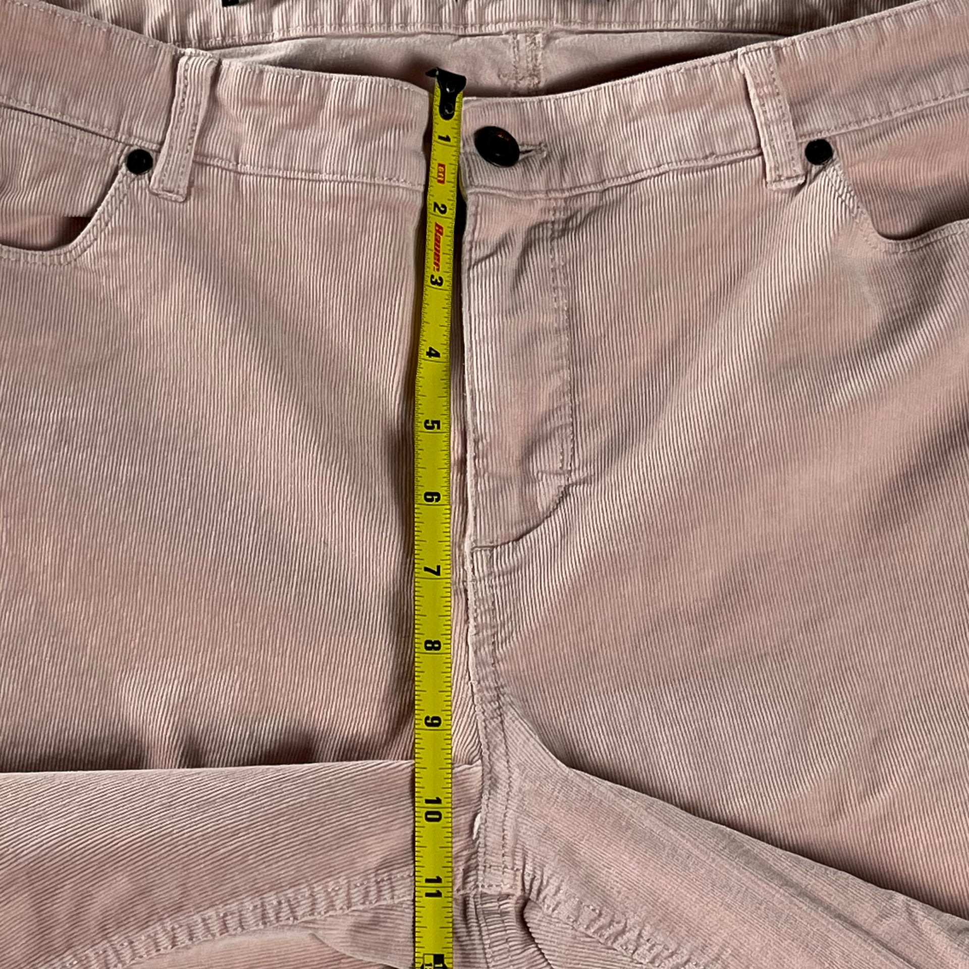 Talbots Blush Corduroy Straight Leg Pants Size 16 Preppy Casual 4