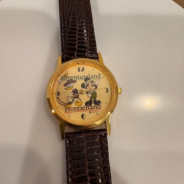 Rare Vintage Cast Member Watch Adventureland & Frontierland Walt Disney Company