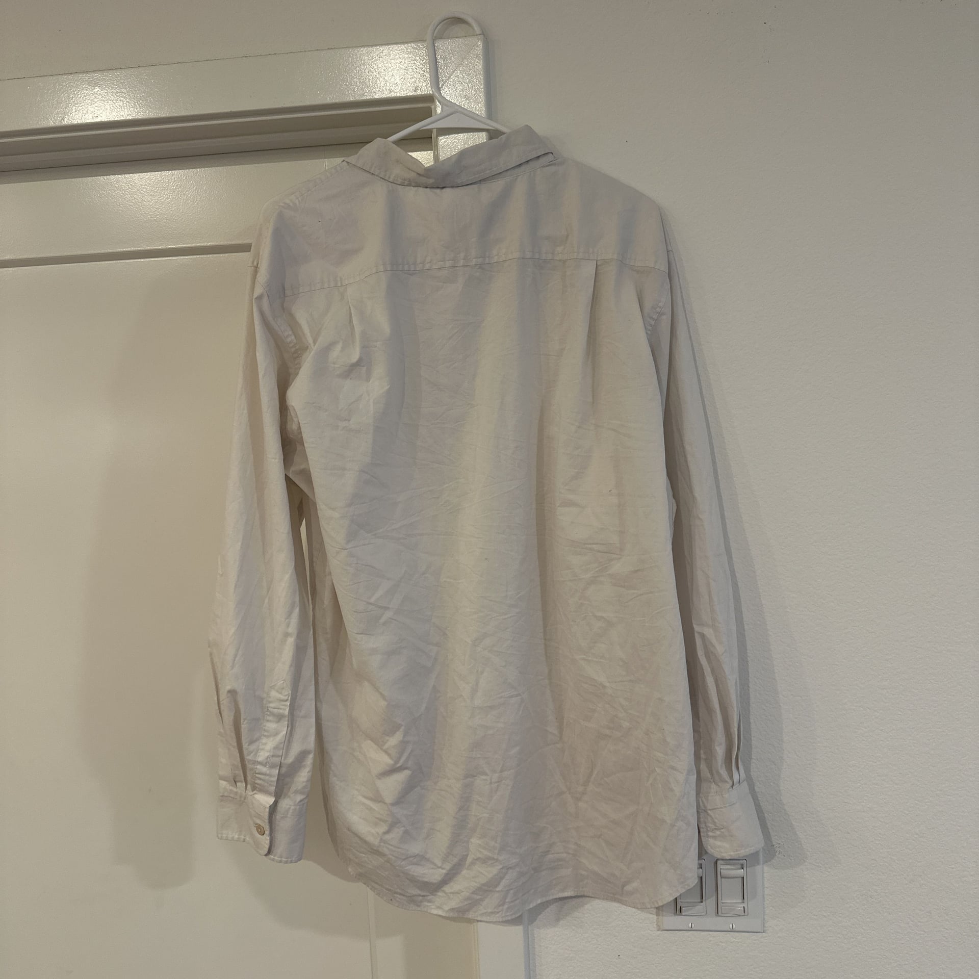 Tesla Motors Authentic Long Sleeve Button Down Shirt Men's XL White 5