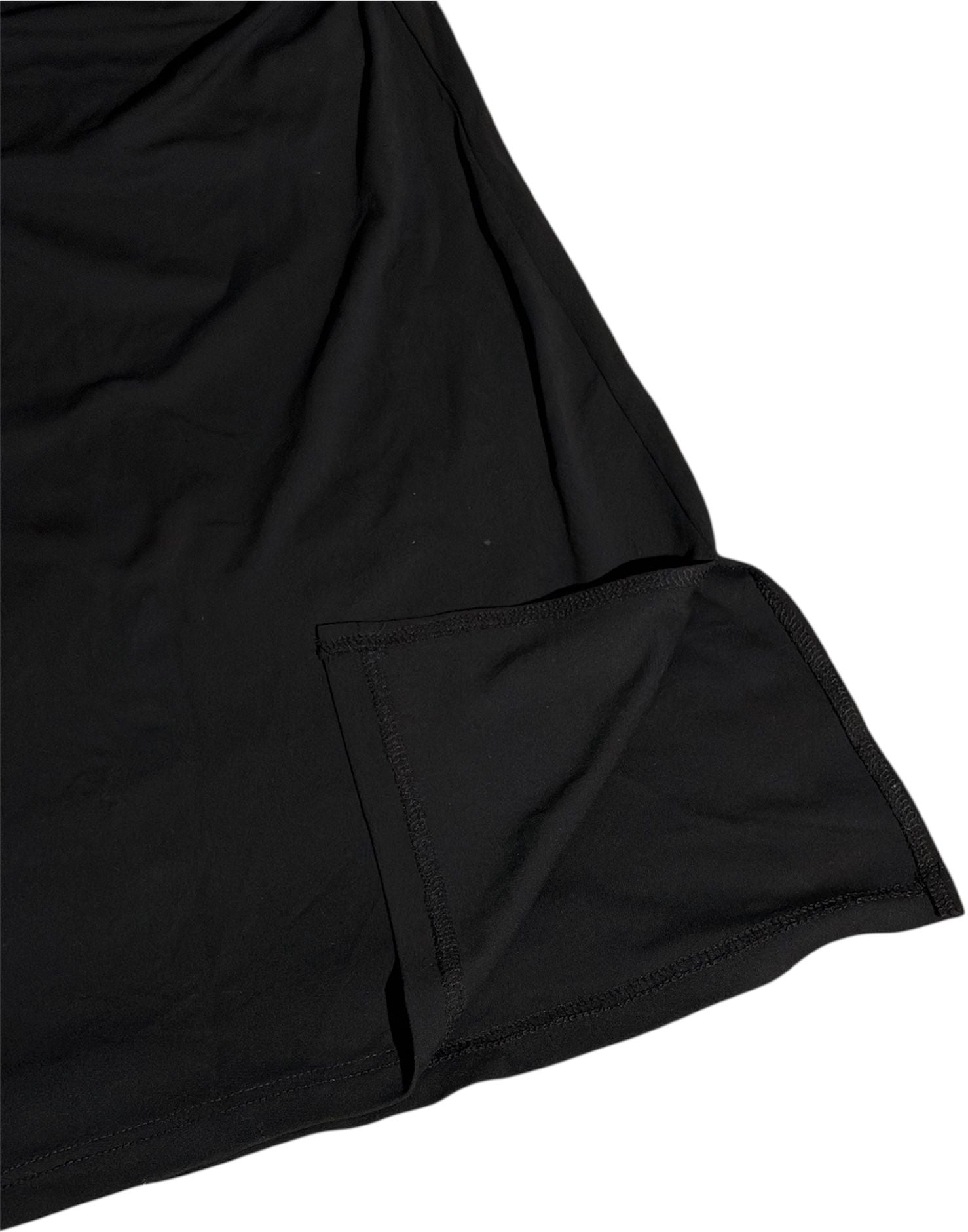 Burberry London V Neck Faux Wrap Dress Longsleeve Women’s Black Size 12 3