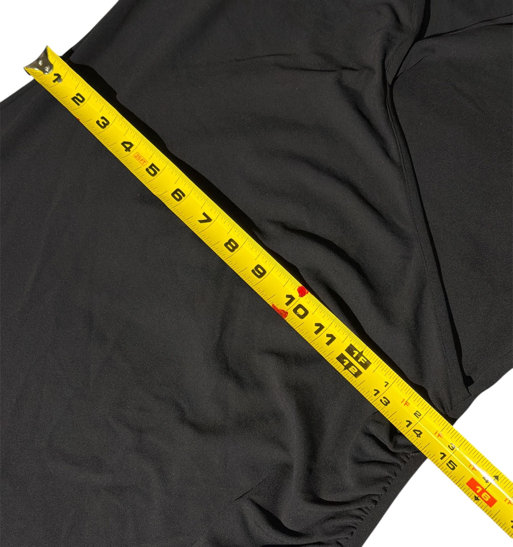 Burberry London V Neck Faux Wrap Dress Longsleeve Women’s Black Size 12 19