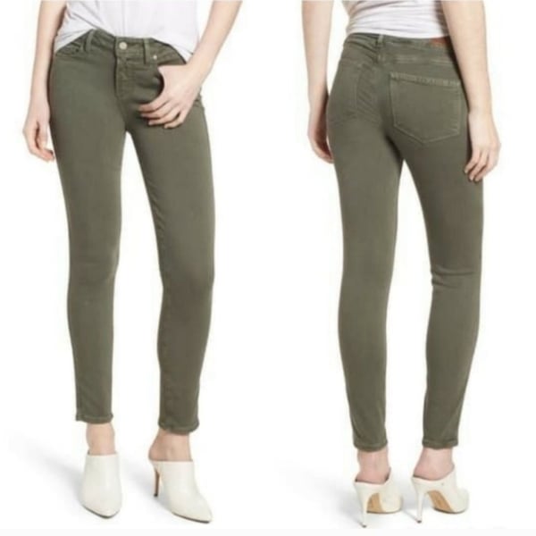 Paige Skyline Ankle Peg Jeans,skinny,Size 27