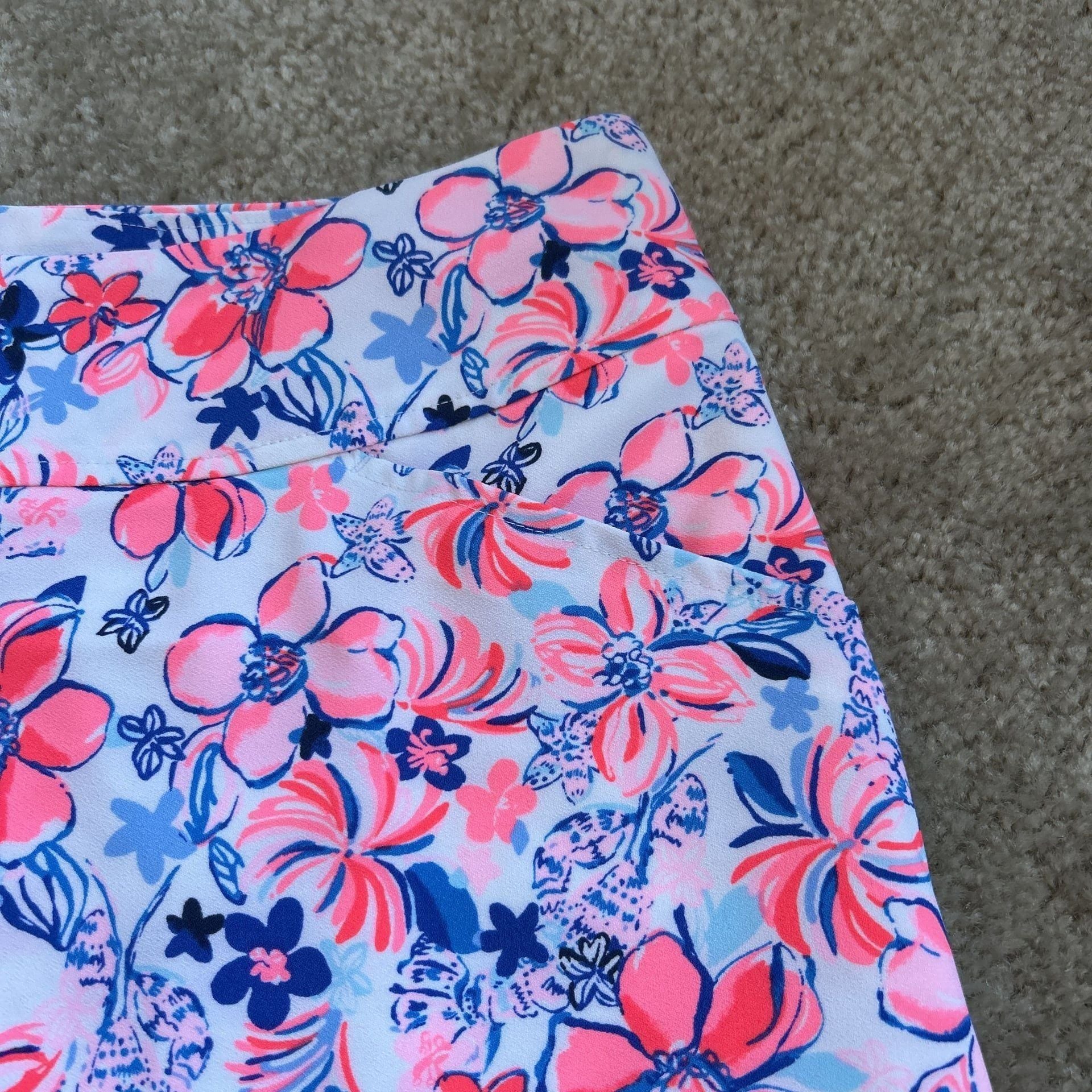 Lilly Pulitzer Jonas Skort Resort White Party Like A Lobstar | Size 8 2