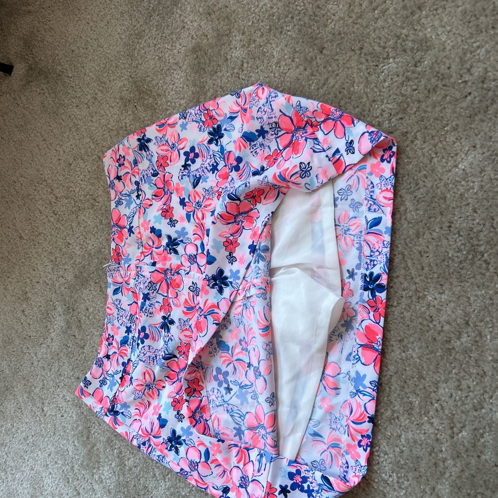 Lilly Pulitzer Jonas Skort Resort White Party Like A Lobstar | Size 8 4