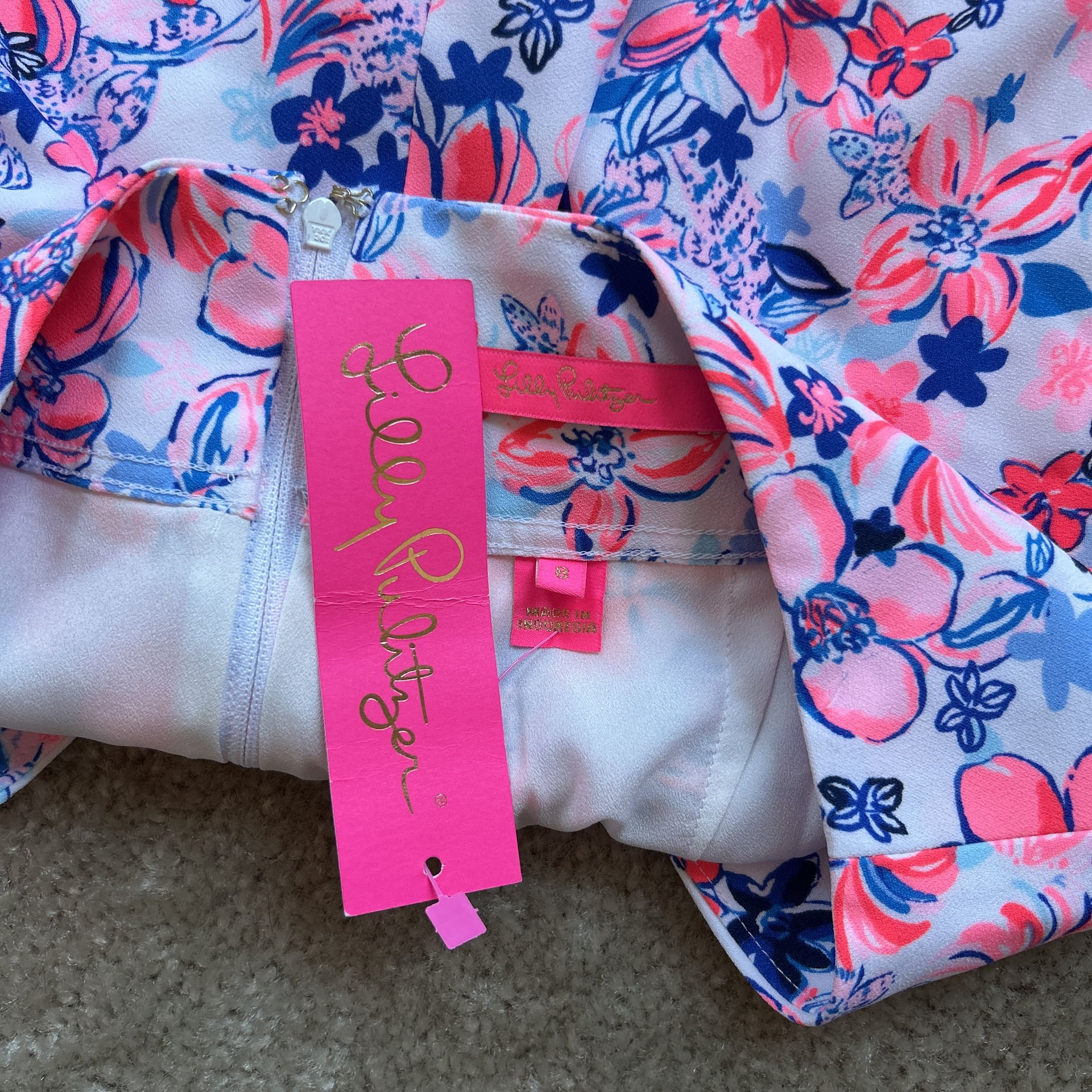 Lilly Pulitzer Jonas Skort Resort White Party Like A Lobstar | Size 8 5