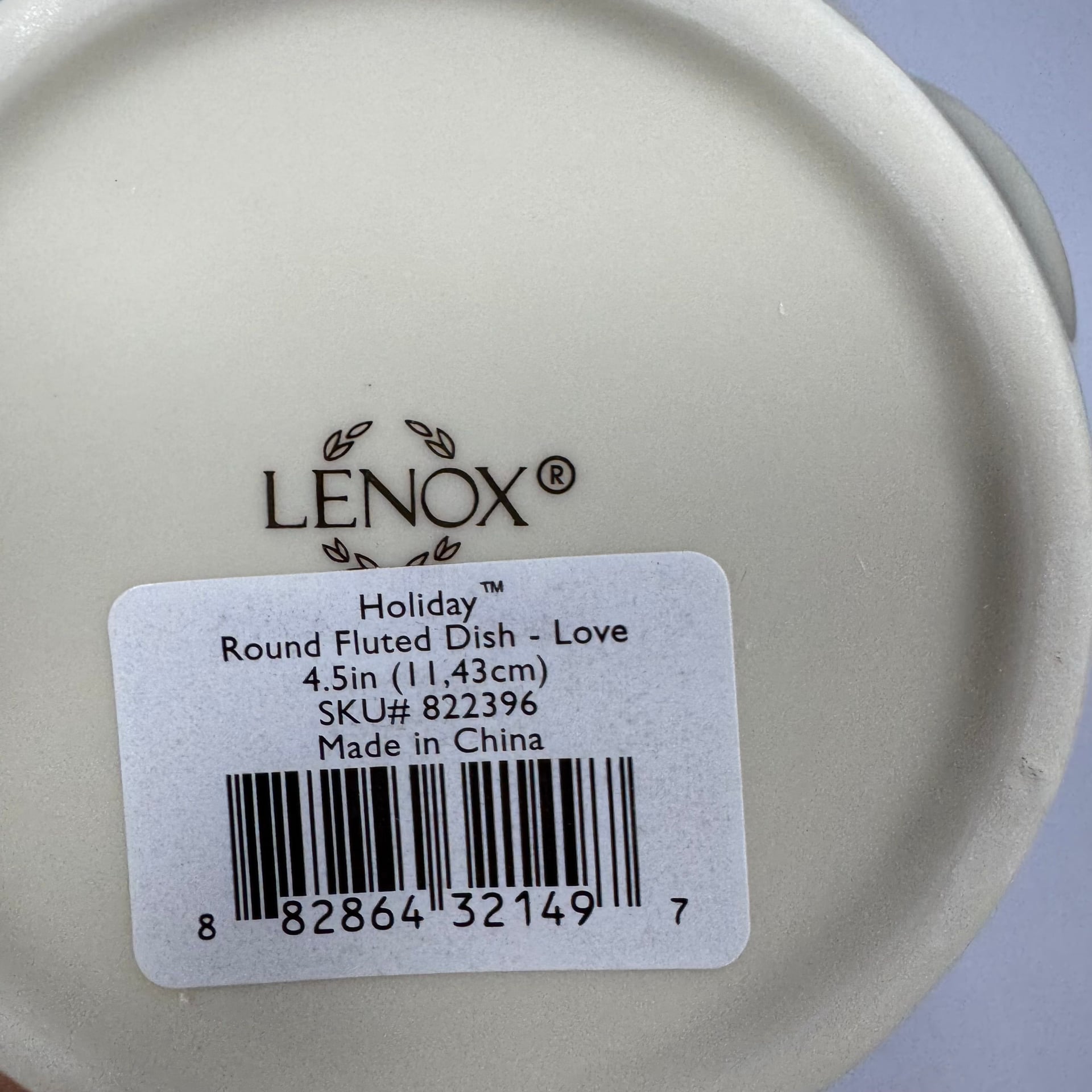 Lenox Holiday Love Round Fluted Candy Dish Bowl Holly Leaves Christmas Gilt 4.5" 7