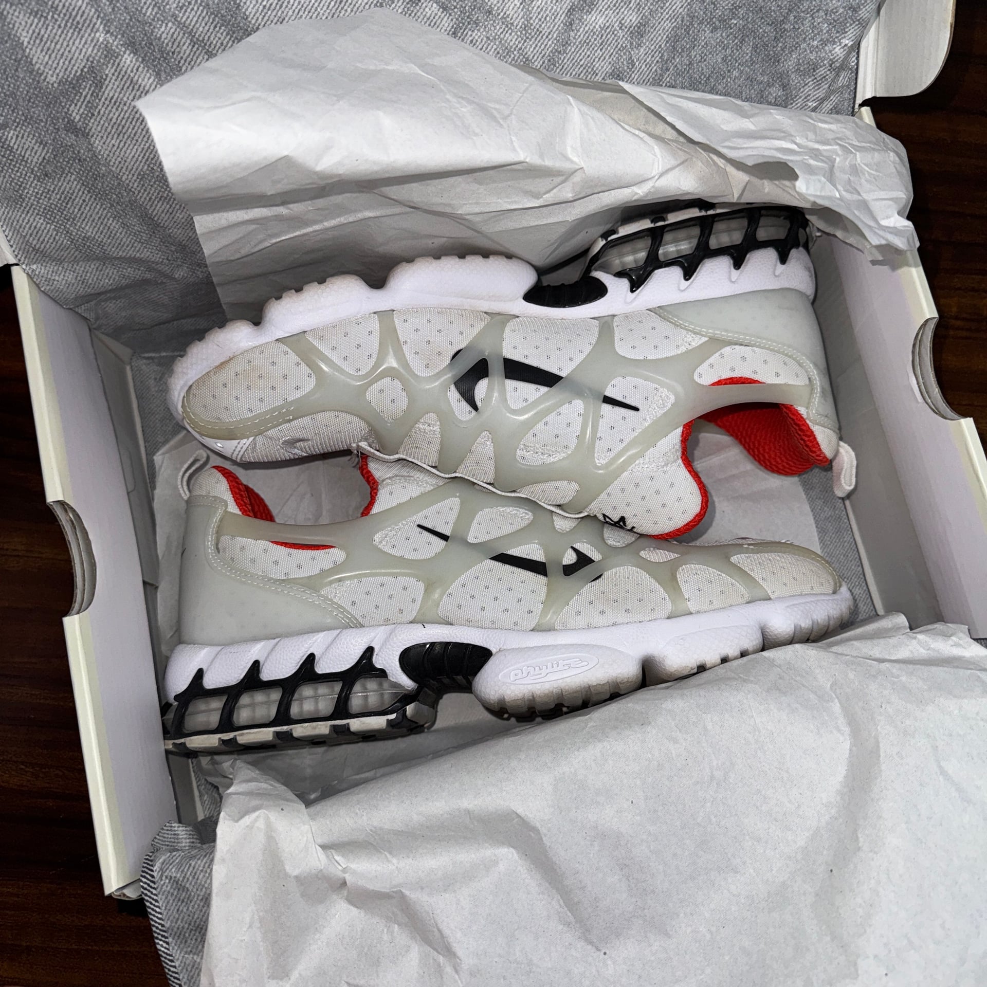 Nike Air Zoom Spiridon Kukini x Stussy White 4