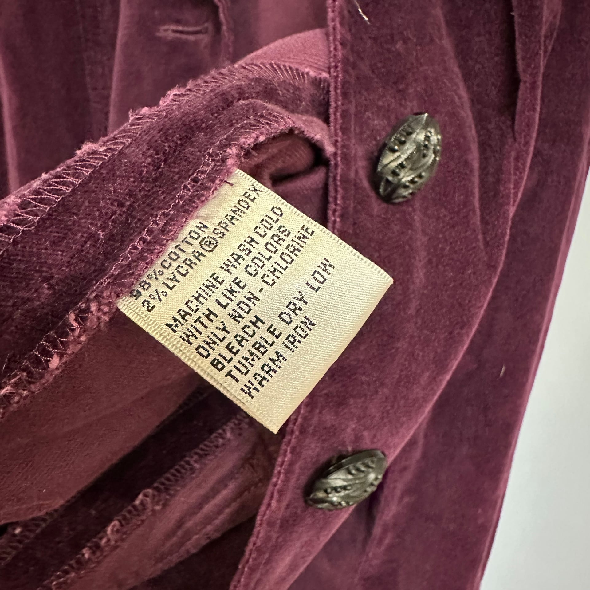 Talbots Aberdeen purple Velvet Blazer Suit Jacket Womens Size 12 Business Formal 7