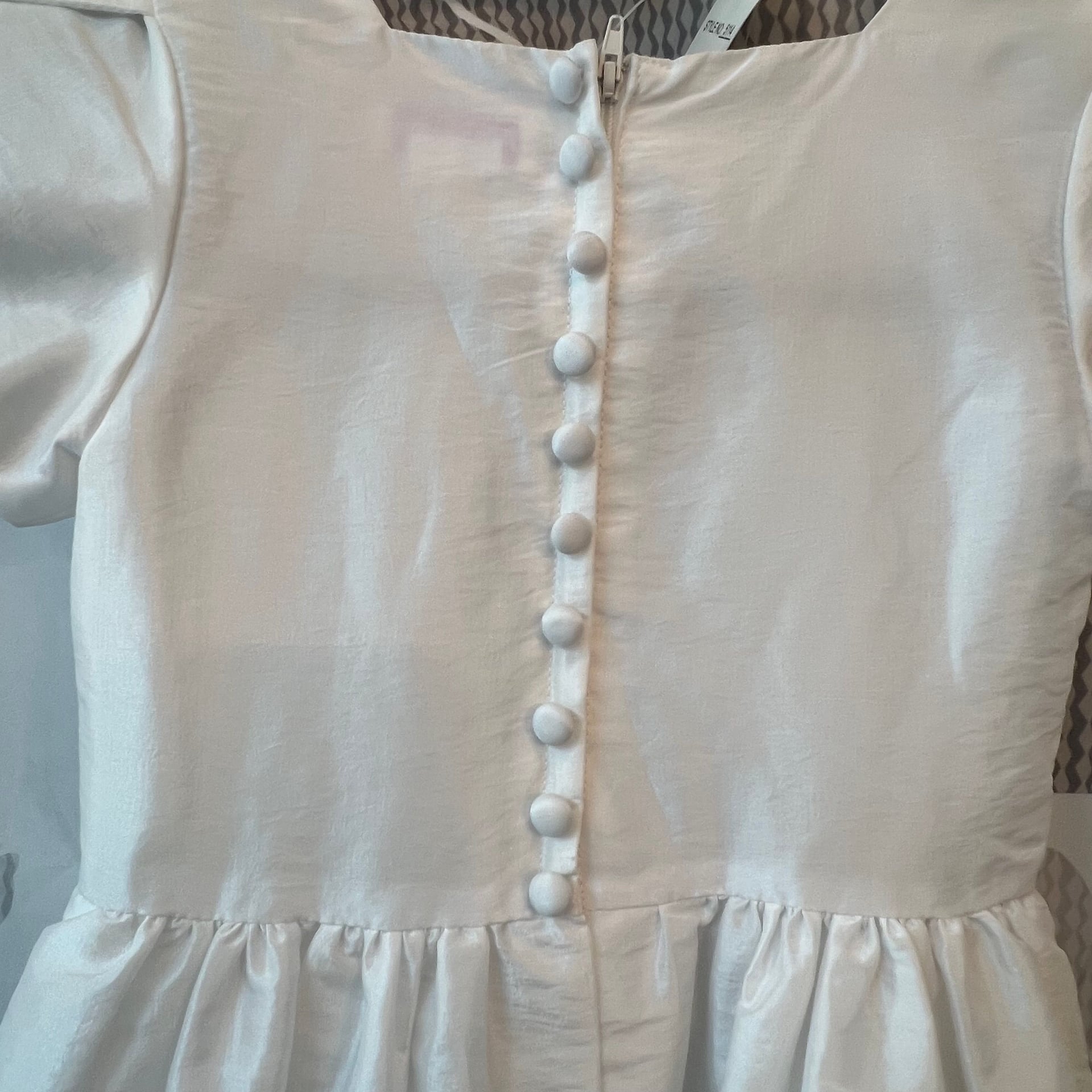 Rosebuds Ivory Flower Girl Dress Style 5114 Size 4 Wedding Church 7