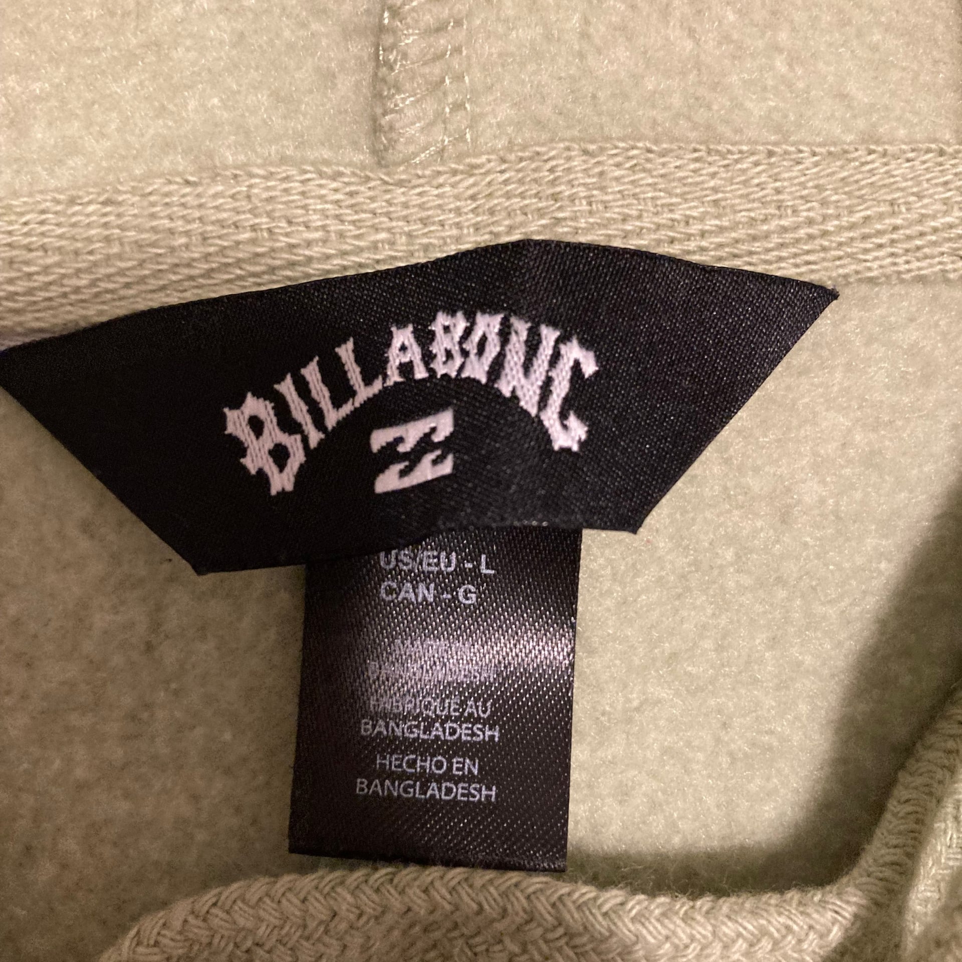 Billabong Arch Full Zip Hoodie in Green 3
