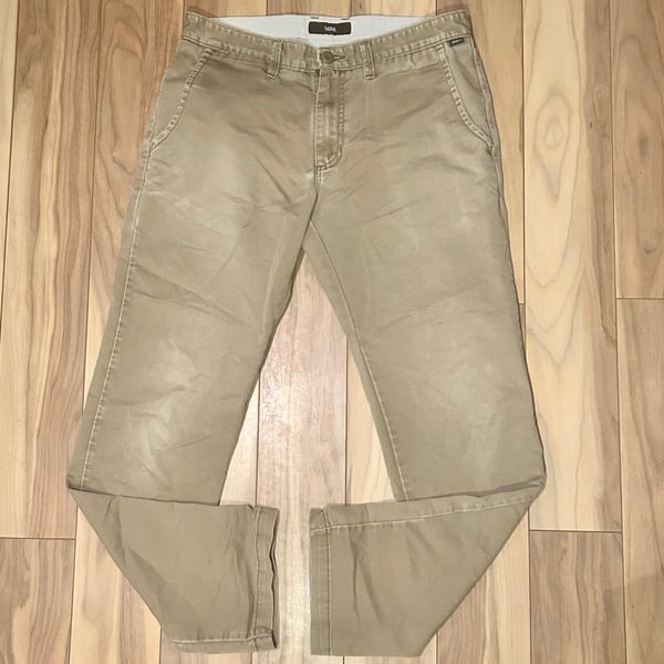 Vans Off The Wall Regular Fit Straight Leg Beige Mens Trousers