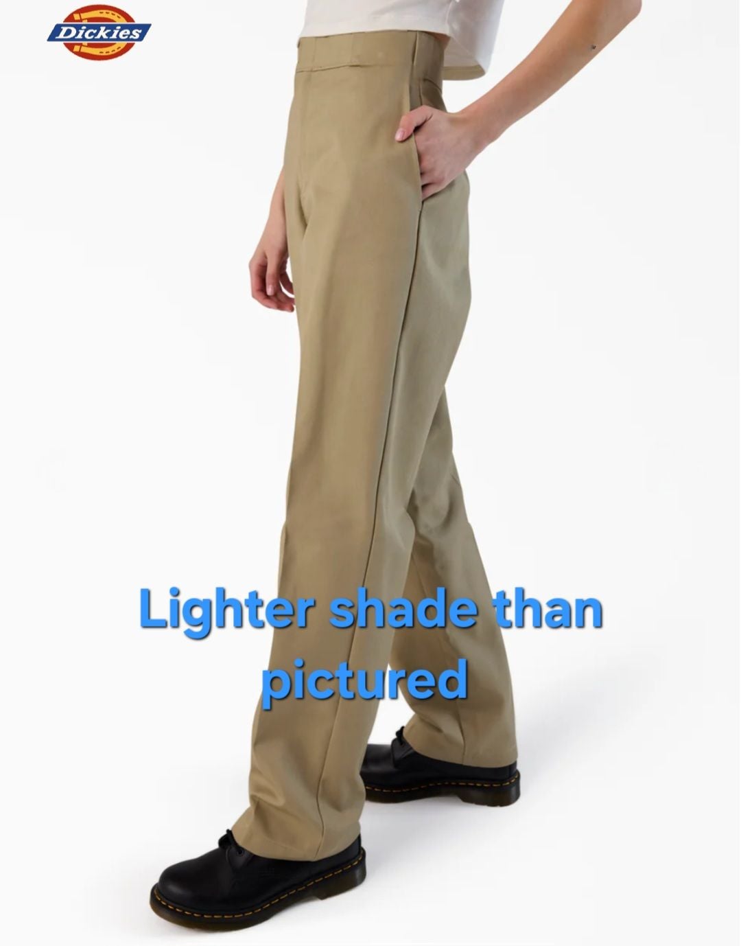 Dickies Women's 874 Original Fit Work Pants,Cream,Size 8/29 5