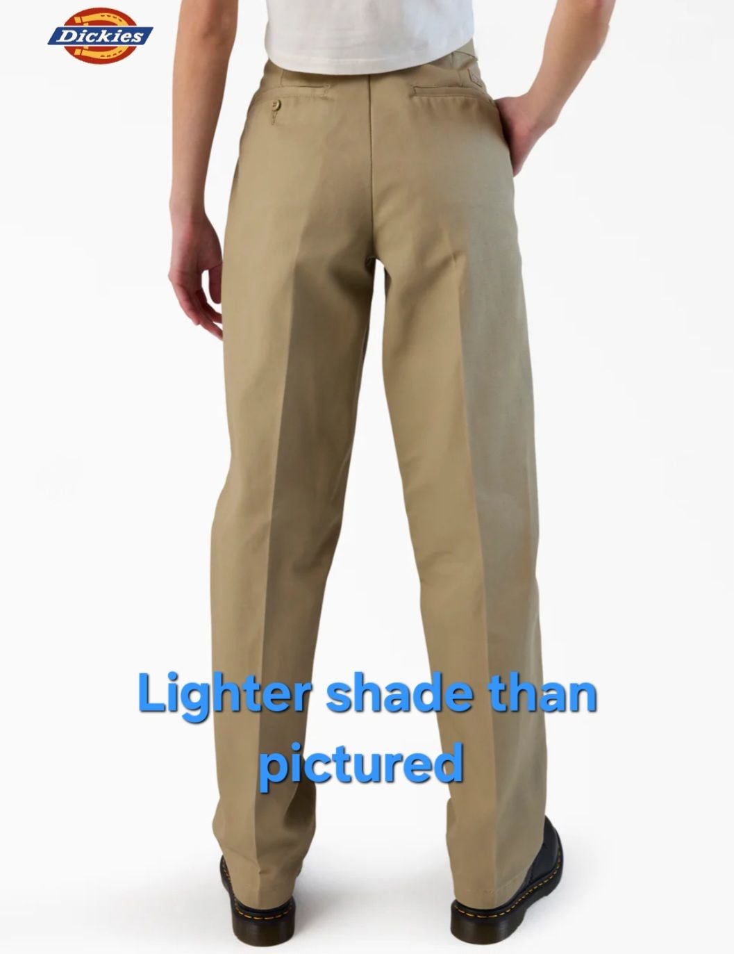 Dickies Women's 874 Original Fit Work Pants,Cream,Size 8/29 7