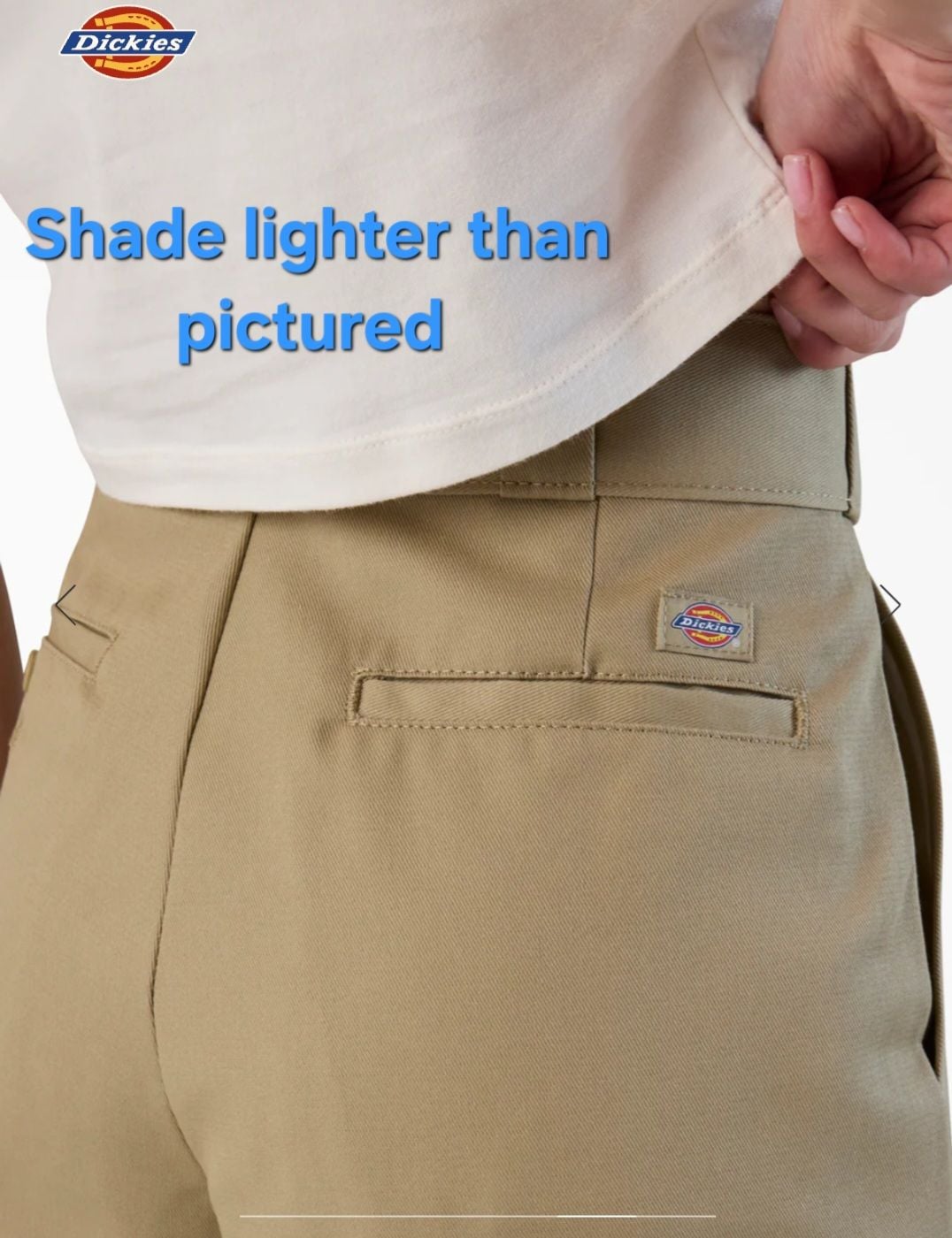 Dickies Women's 874 Original Fit Work Pants,Cream,Size 8/29 8