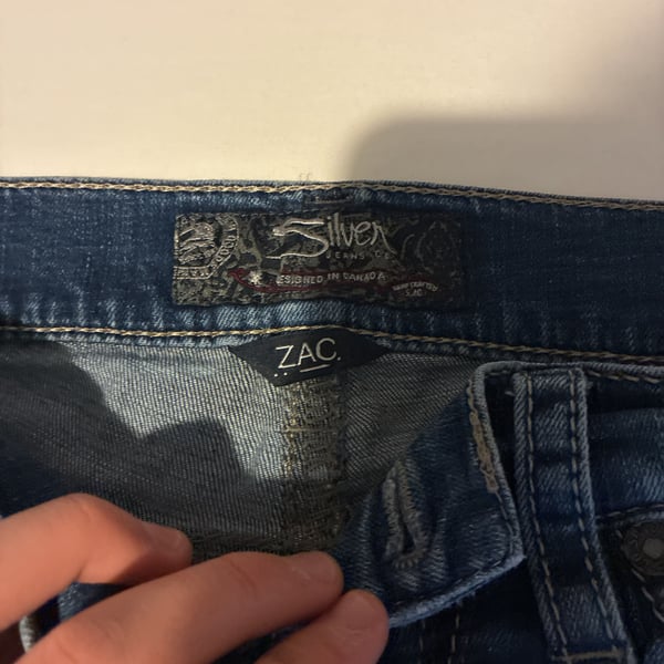 Silver Jeans Co. Zac Relaxed Fit Straight Leg Jeans W32 L30