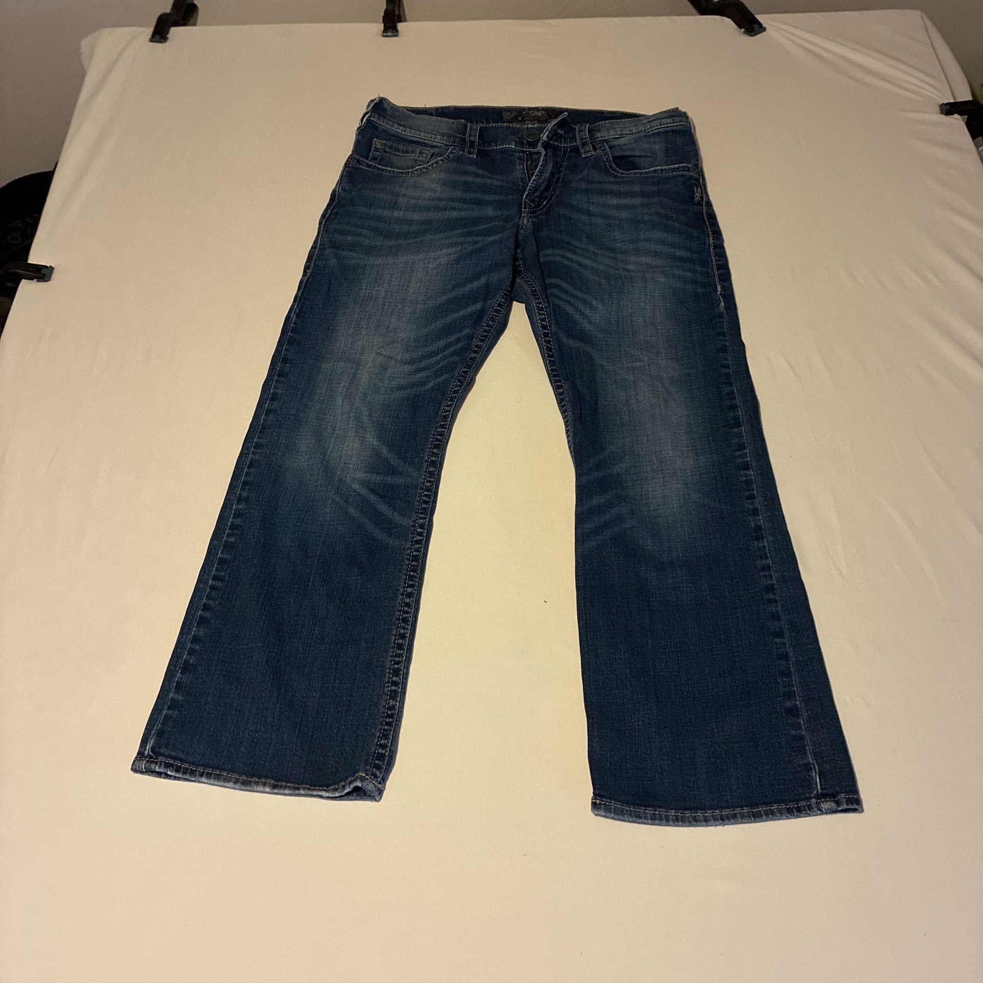 Silver Jeans Co. Zac Relaxed Fit Straight Leg Jeans W32 L30 2