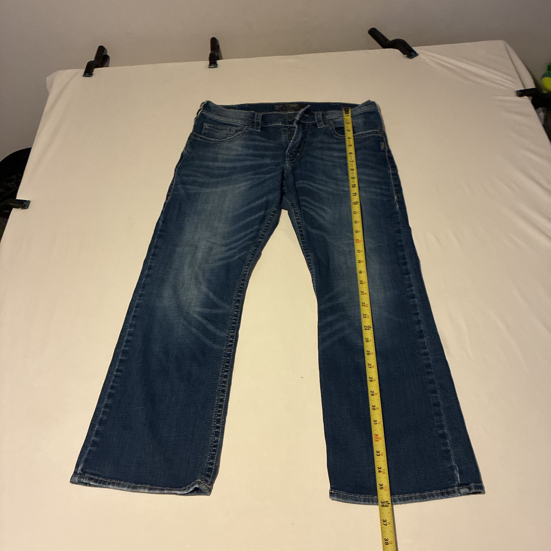 Silver Jeans Co. Zac Relaxed Fit Straight Leg Jeans W32 L30 3