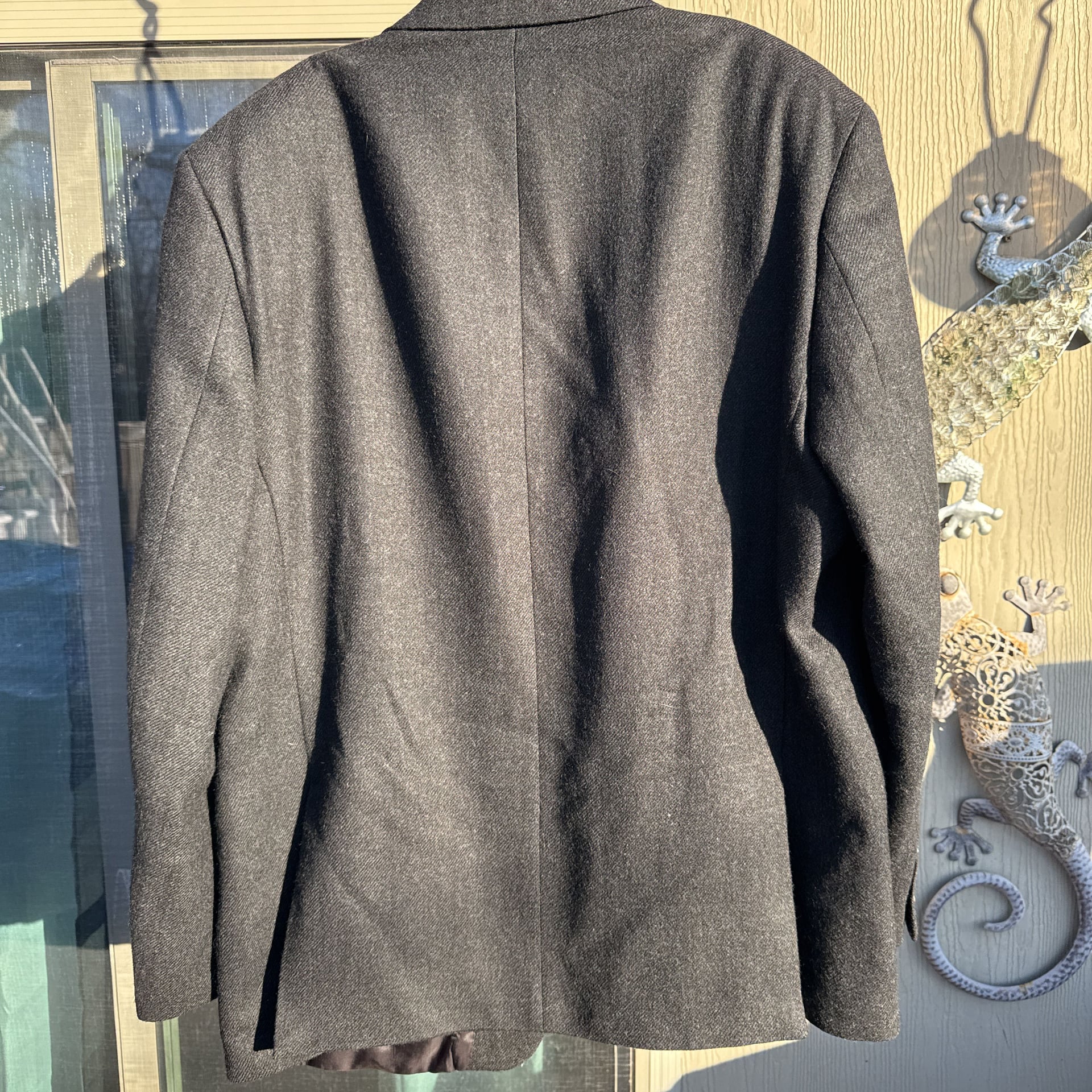 Lauren Ralph Lauren Suit Jacket 46R Dark Gray 100% Wool 6