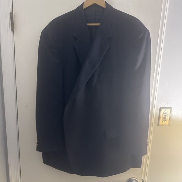 Frank’s Big and Tall New Jersey Navy Blue Blazer